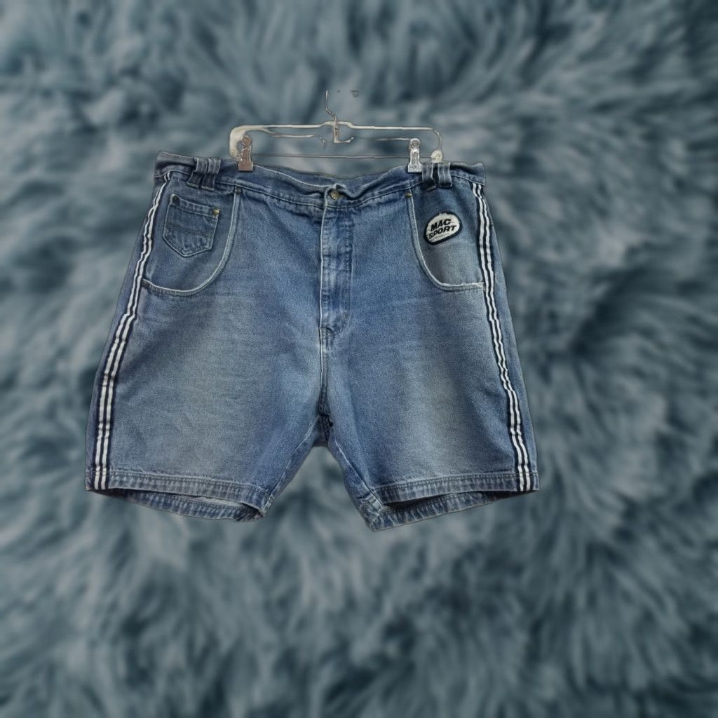 Vintage VINTAGE Mac Sport Jean Shorts Blue Denim Size Men's 46 Size US 30 / EU 46 - 1 Thumbnail