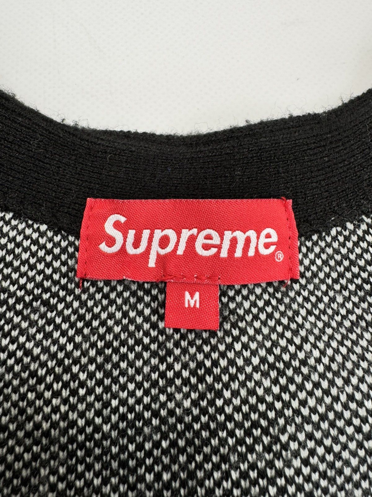Supreme Supreme Brushed Checkered Mohair Cardigan Size US M / EU 48-50 / 2 - 4 Thumbnail