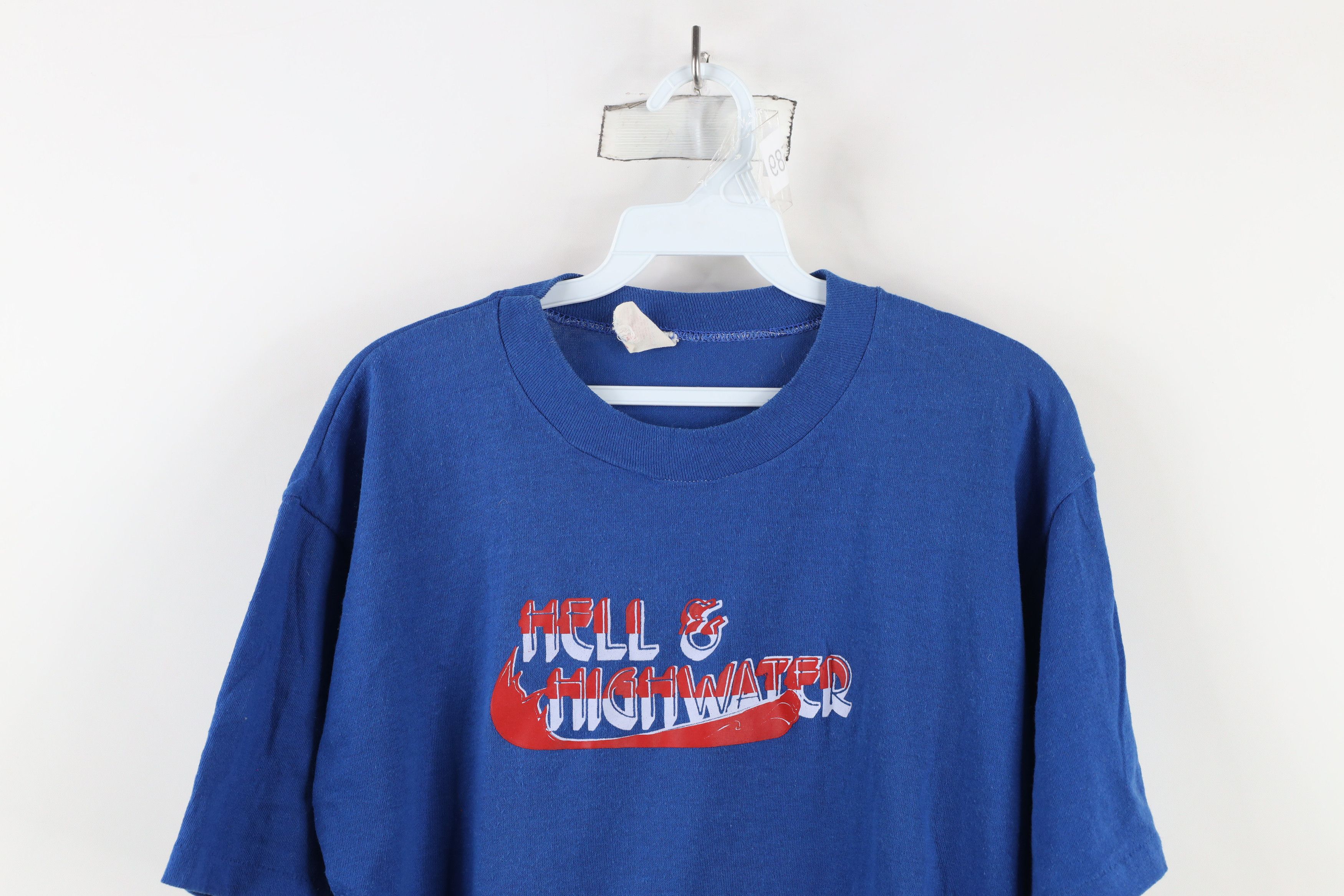 Vintage Vintage 60s 70s Streetwear Highwater Movie T-Shirt Blue USA Size US M / EU 48-50 / 2 - 2 Thumbnail