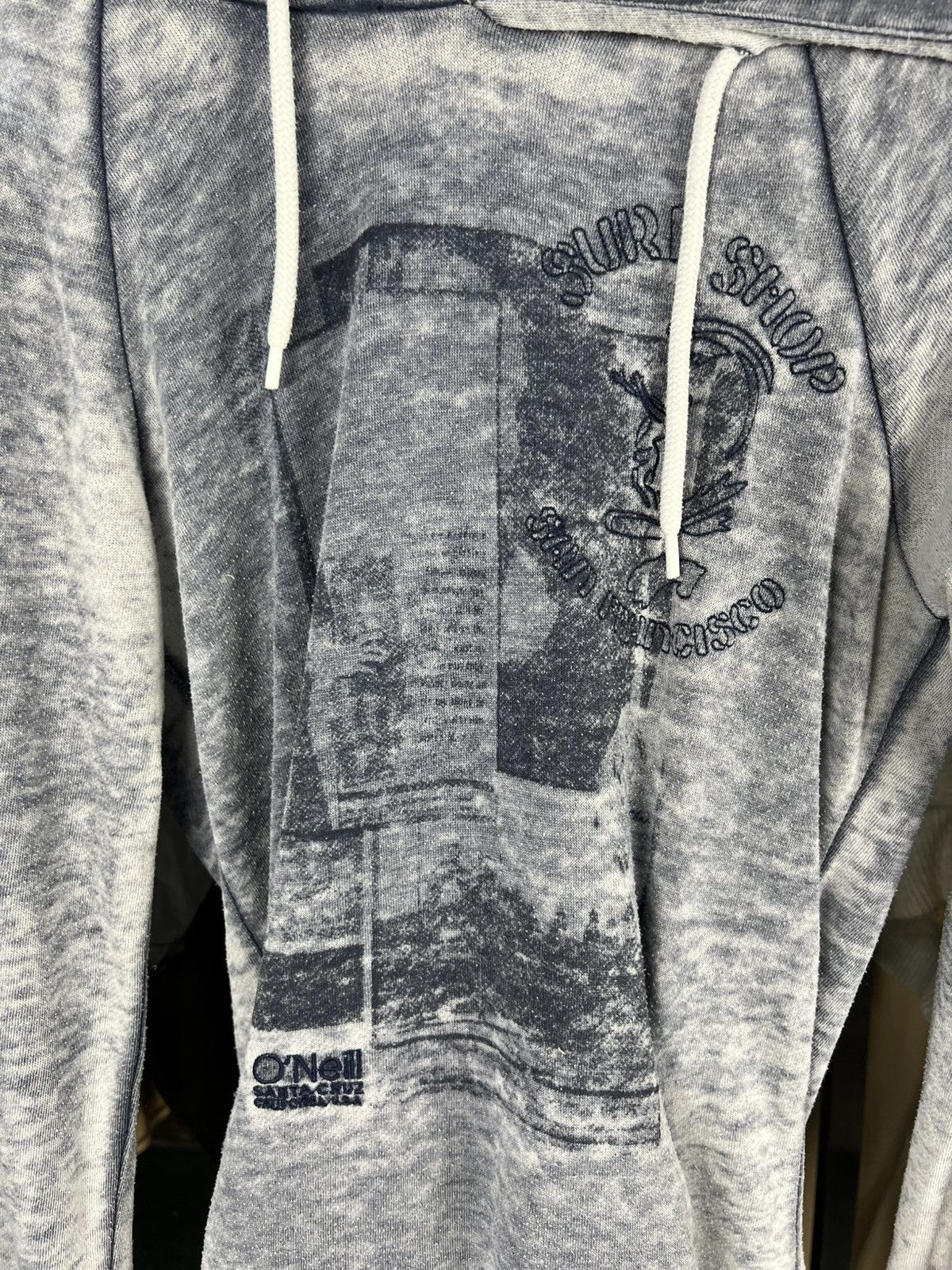 O'Neill Vintage Y2K Oneill Distressed Hoodie Embroidered Logo Size US S / EU 44-46 / 1 - 2 Thumbnail