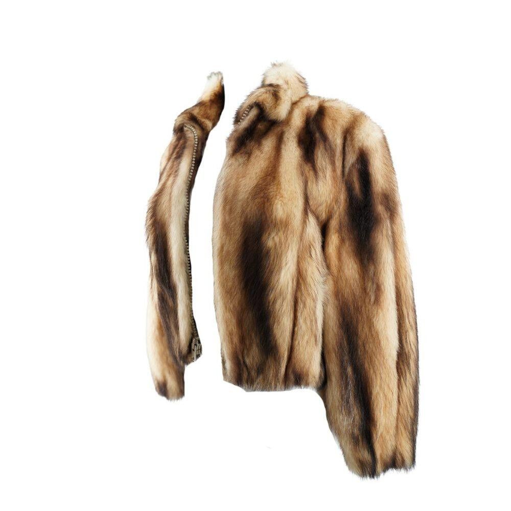 Designer Nieman Marcus Real Fur Jacket Size Small Size S / US 4 / IT 40 - 3 Thumbnail