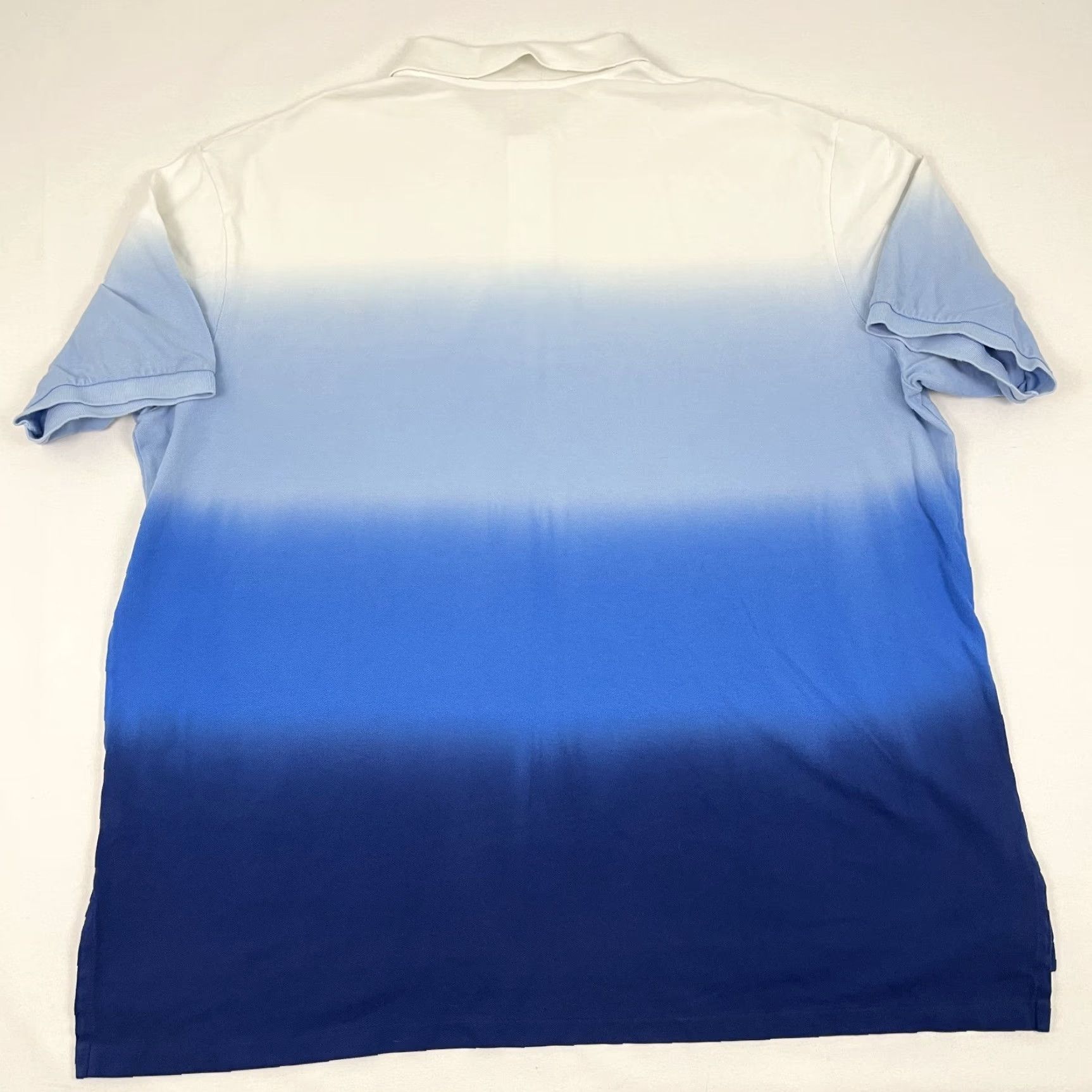 Polo Ralph Lauren VINTAGE Polo Ralph Lauren Polo Shirt Mens 4XLT Blue Ombre Dip Dyed Preppy Pony Golf Size US XXL / EU 58 / 5 - 7 Thumbnail