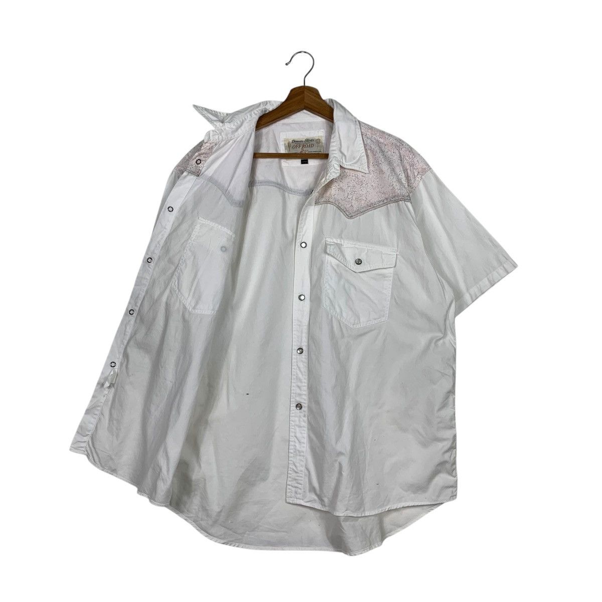 Japanese Brand OFF ROAD White Work Shirt Button Up Western Shirt #1934-C84 Size US L / EU 52-54 / 3 - 7 Thumbnail