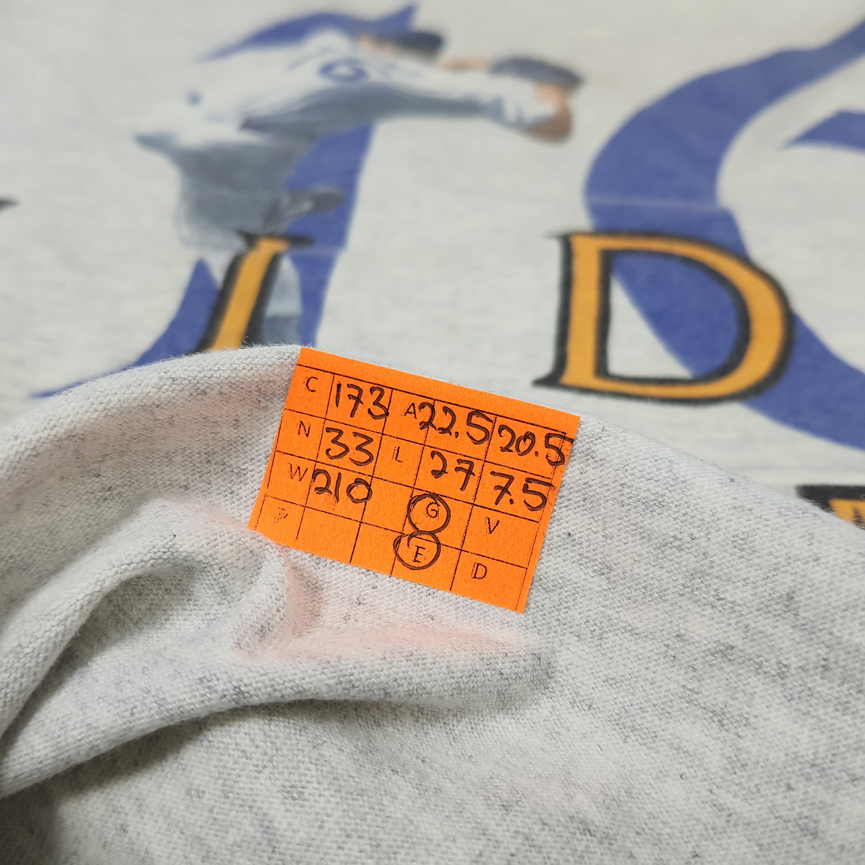 MLB × Vintage Vintage 90s MLB L.A DODGERS Hideo Nomo Legend Player T-shirt Size US L / EU 52-54 / 3 - 8 Thumbnail