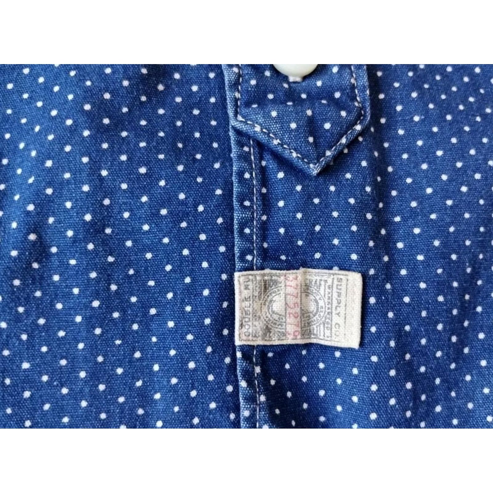 Ralph Lauren RRL Ralph Lauren Shirt Polka Dot Casual Indigo Blue Size M Mens Size US M / EU 48-50 / 2 - 7 Thumbnail