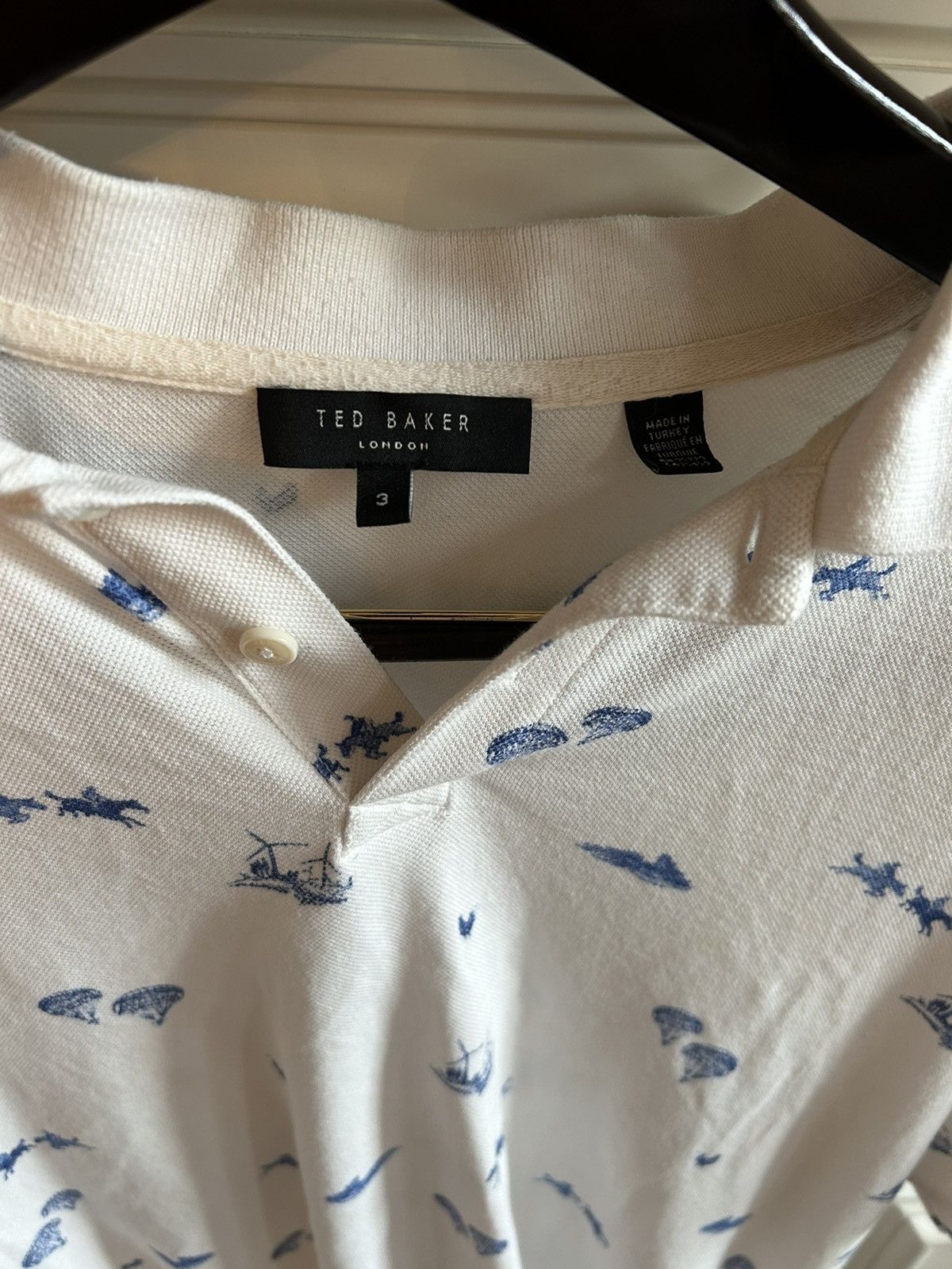 Ted Baker Ted Baker Polo Size US M / EU 48-50 / 2 - 2 Thumbnail
