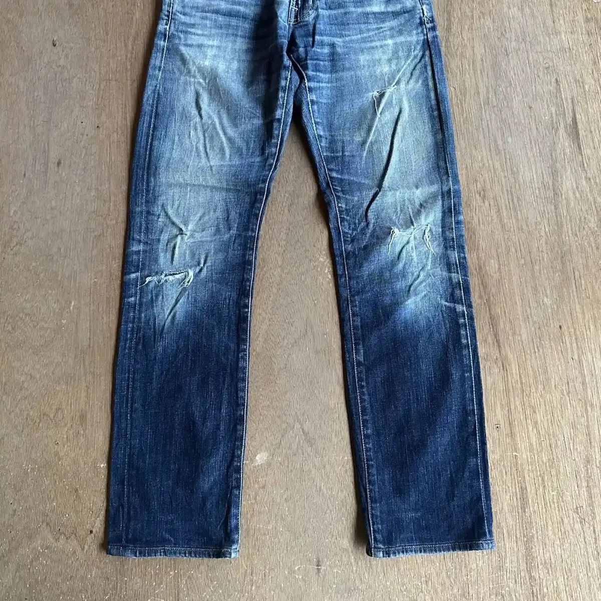 AG Adriano Goldschmied DISTRESSED DENIM ADRIANO GOLDSCHMIED JEANS PANTS MADE IN USA Size US 29 - 5 Thumbnail