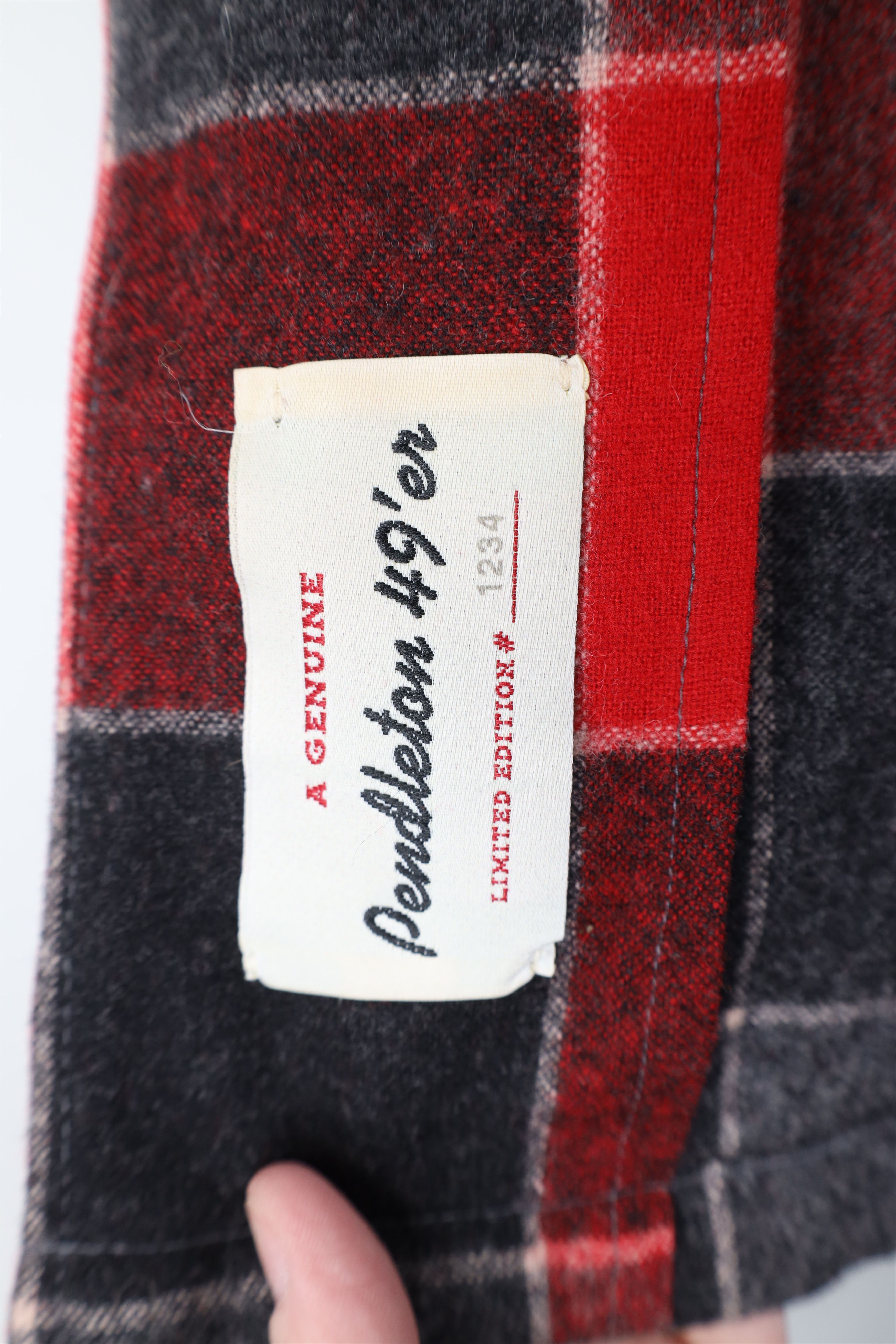 Pendleton Vintage 90s Pendleton Button Shirt Blazer Jacket Red Plaid Size L / US 10 / IT 46 - 10 Thumbnail