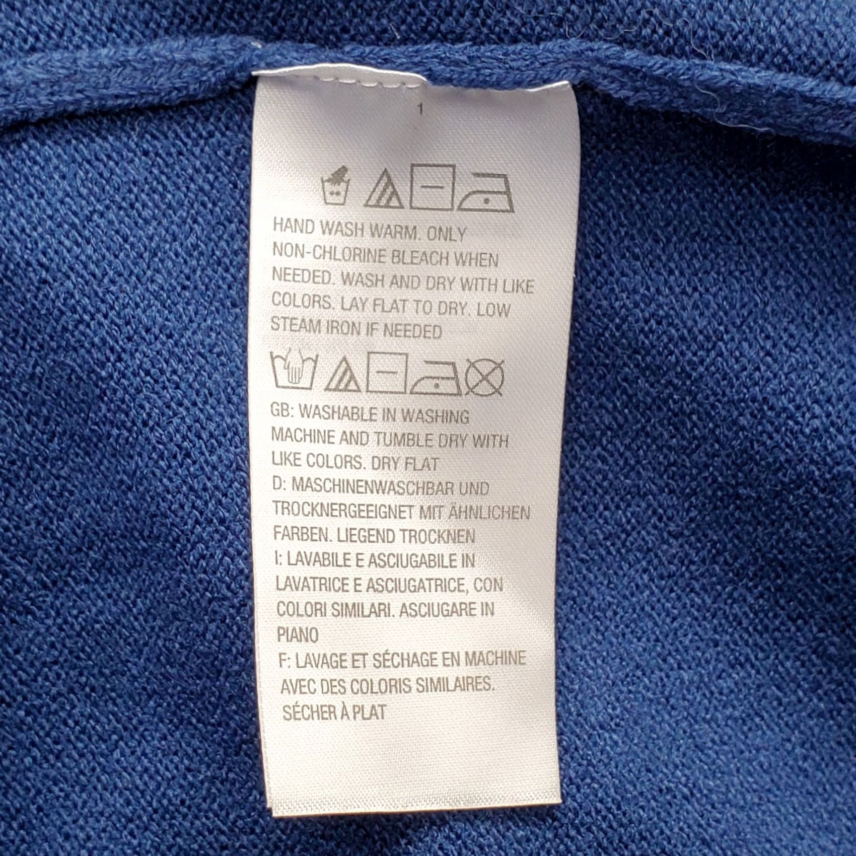 Vintage Attitudes Attitudes by Renee Sweater Womens S Hooded Blue Knit Size S / US 4 / IT 40 - 6 Thumbnail