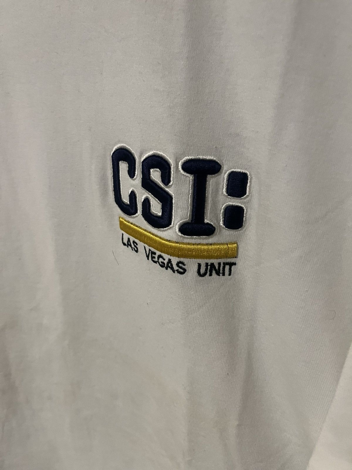 Hanes Y2K Crime Scene Investigation Las Vegas Unit Embroidered tee Size US XL / EU 56 / 4 - 3 Thumbnail