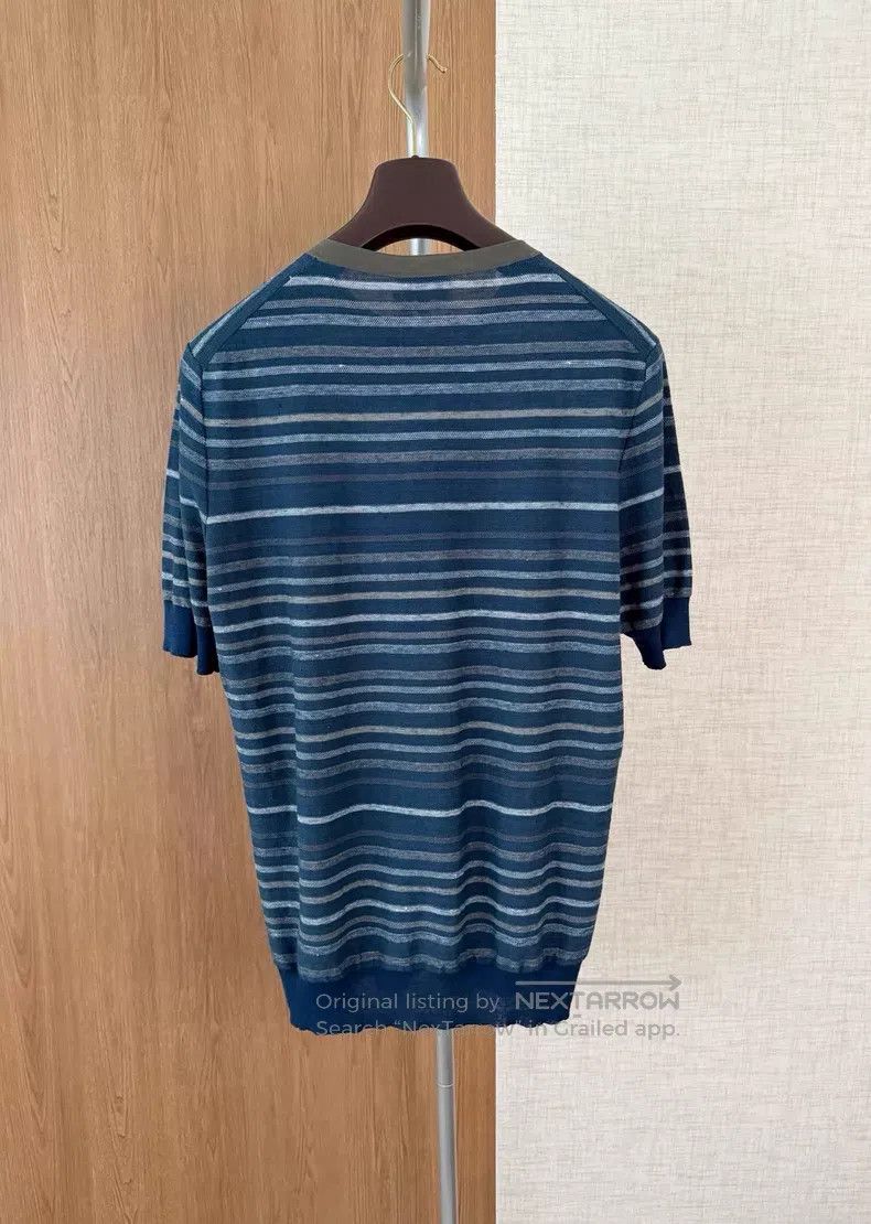 Hermes Hermes Short-sleeve Knit T-shirt Size US XL / EU 56 / 4 - 7 Thumbnail