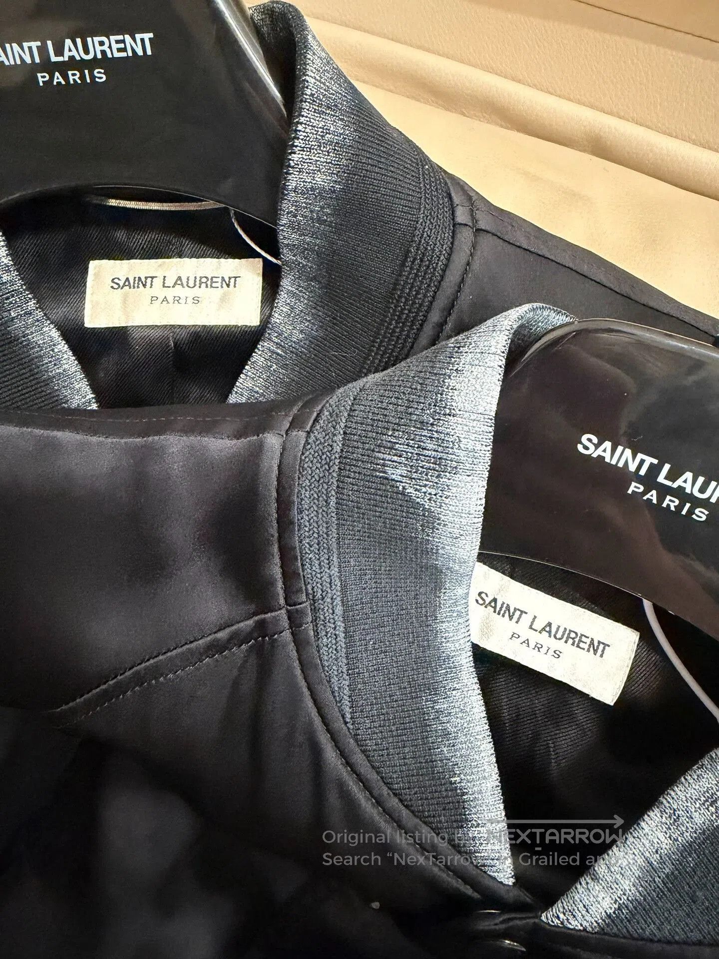 Saint Laurent Paris Saint Laurent Silk Baseball Jacket. Size US L / EU 52-54 / 3 - 2 Thumbnail