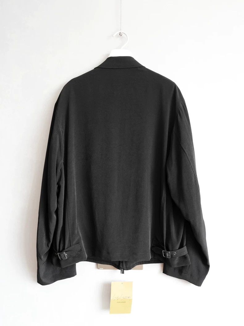 Yohji Yamamoto Yohji Yamamoto 24 SS Zip Triacetate Jacket 2504-Nextarrow Size US L / EU 52-54 / 3 - 2 Thumbnail