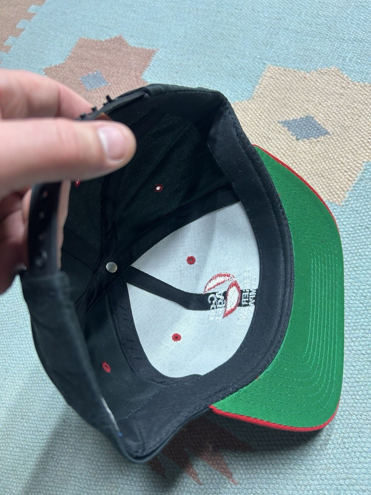 Vintage Vintage Snapback hat Con Agra Berger company Michigan Black Size ONE SIZE - 6 Thumbnail