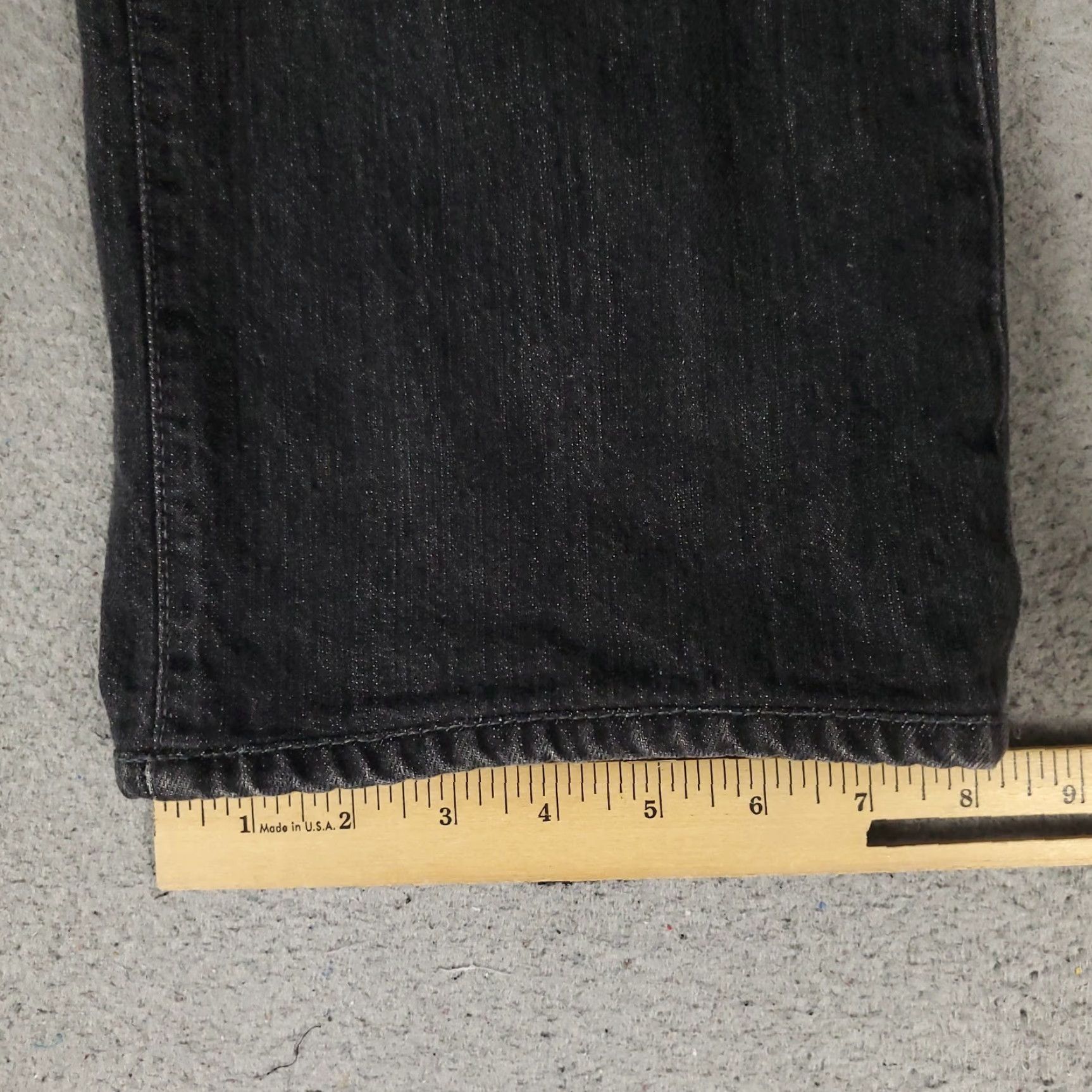 Vintage AG Adriano Goldschmied Jeans Mens 34x28 Gray Protege Straight Pants Size US 34 / EU 50 - 6 Thumbnail