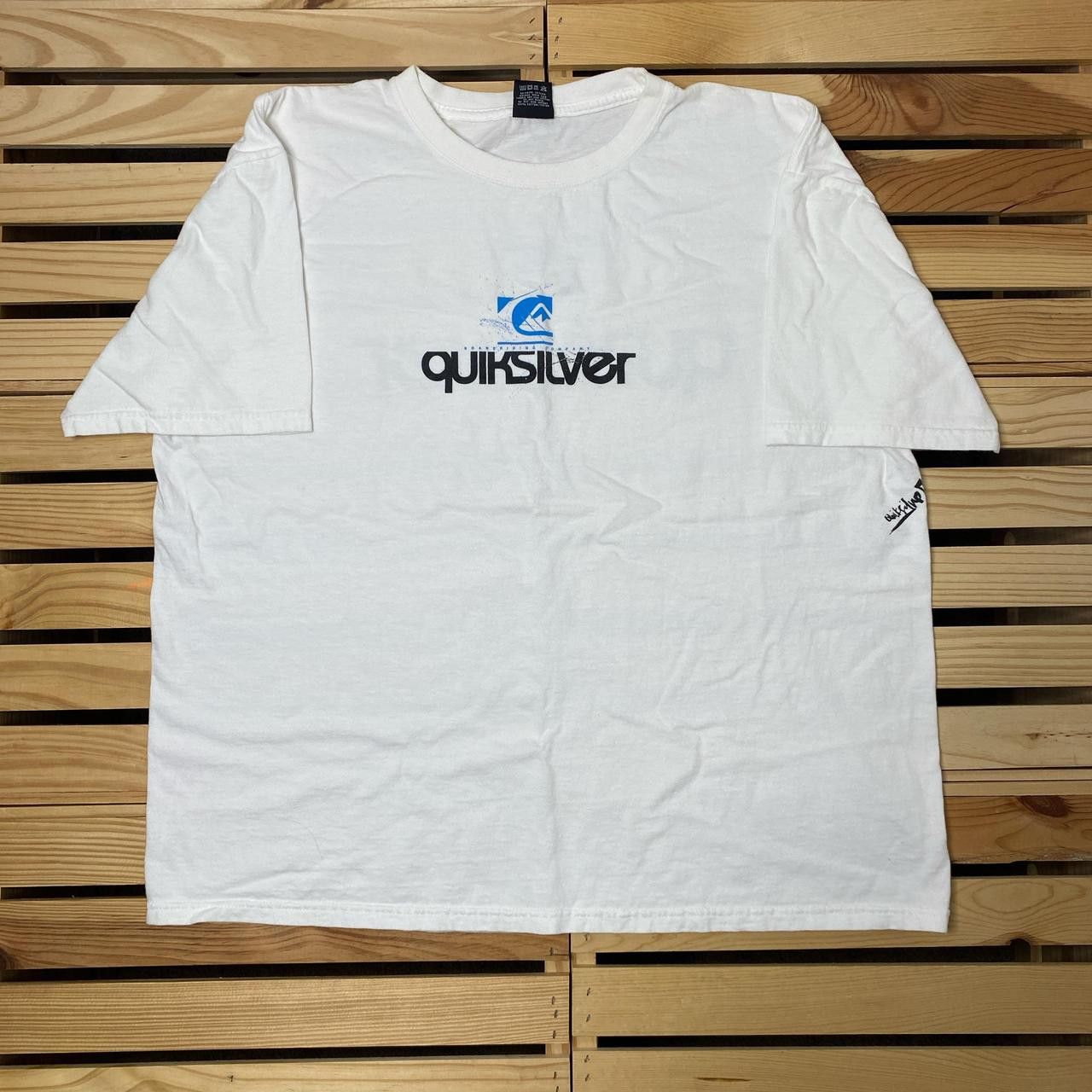 Quiksilver Vintage Quiksilver White Surf Tee Size XL Size US XL / EU 56 / 4 - 1 Thumbnail