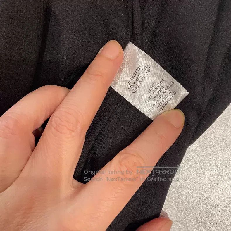 Helmut Lang Helmut Lang size P Black short-sleeve dress Size XS / US 0-2 / IT 36-38 - 3 Thumbnail