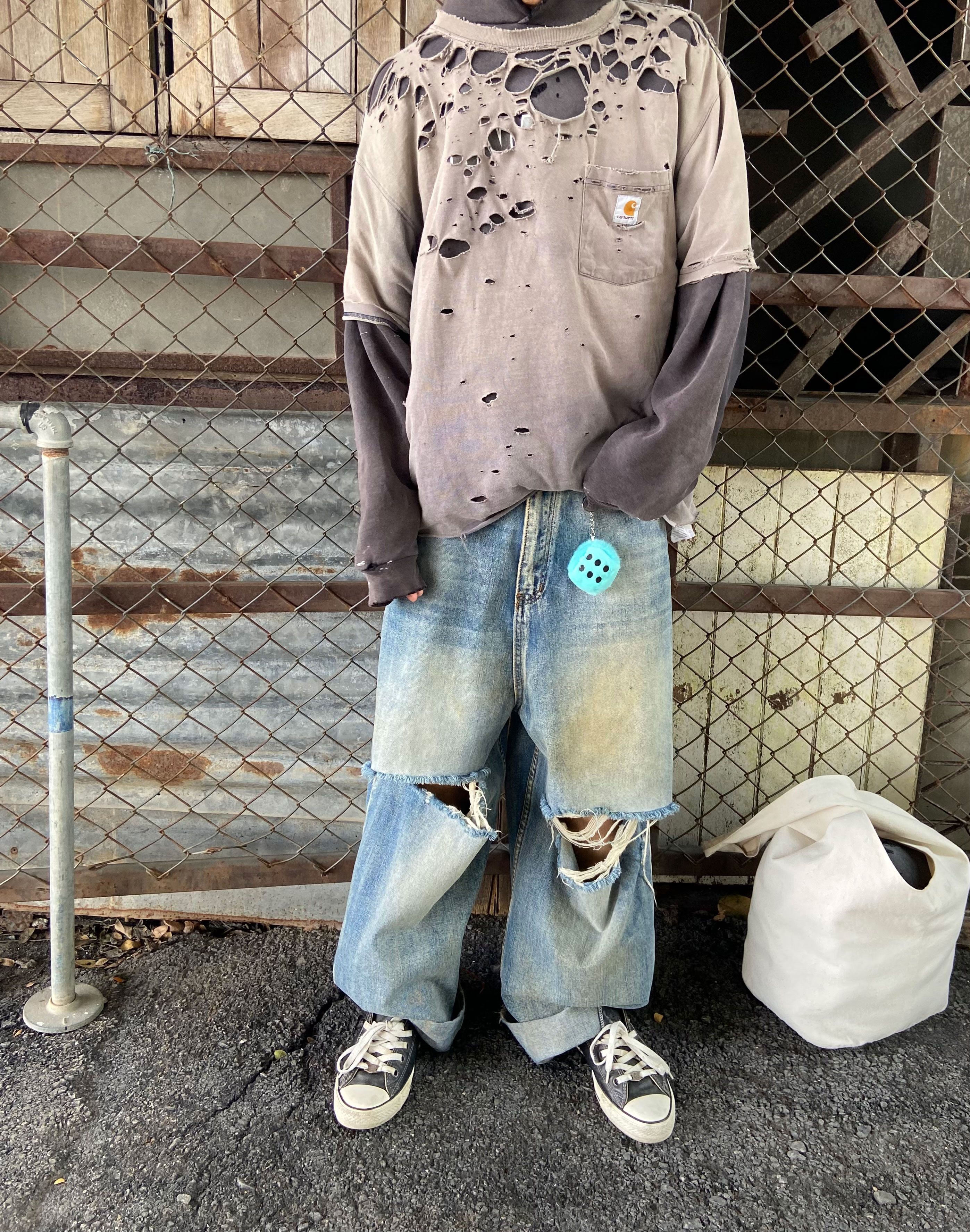Carhartt (L) Carhartt T-Shirt Thrashed Distressed Pocket Size US L / EU 52-54 / 3 - 1 Thumbnail