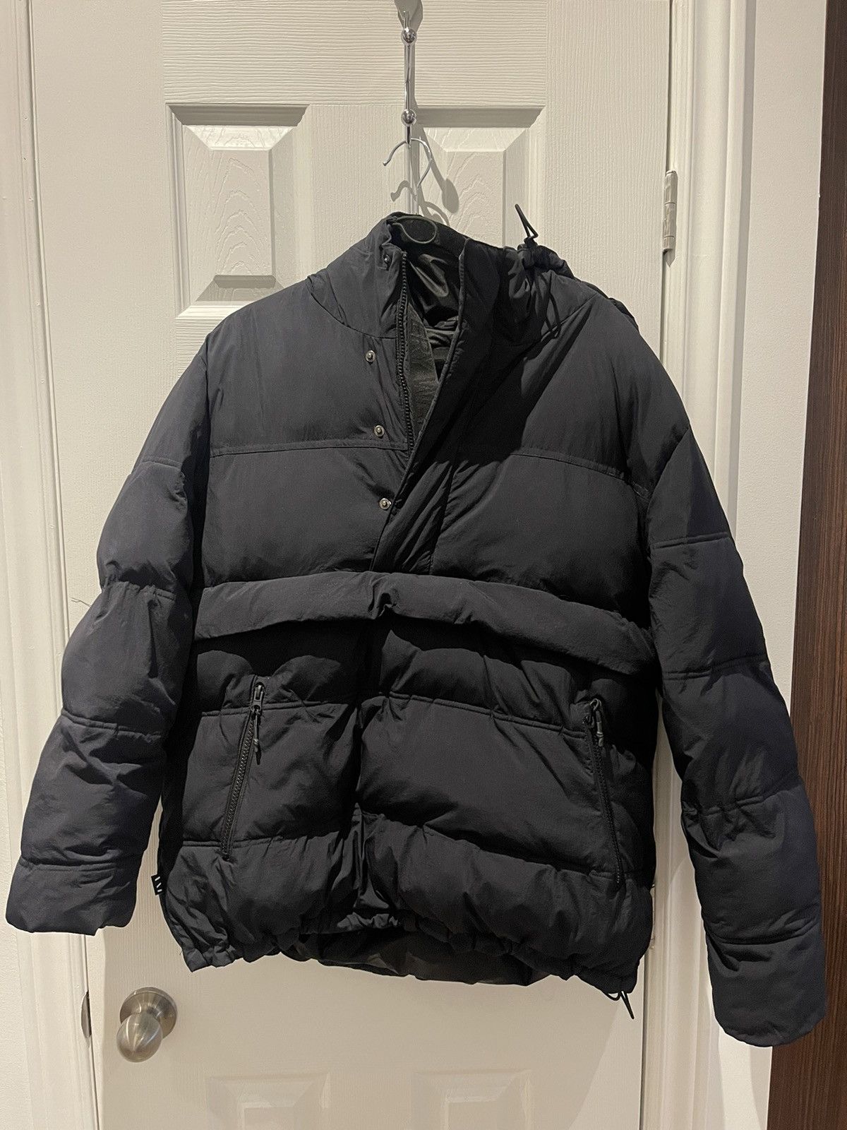 image of The Very Warm Navy Anorak Puffer Jacket, Men's (Size Medium)