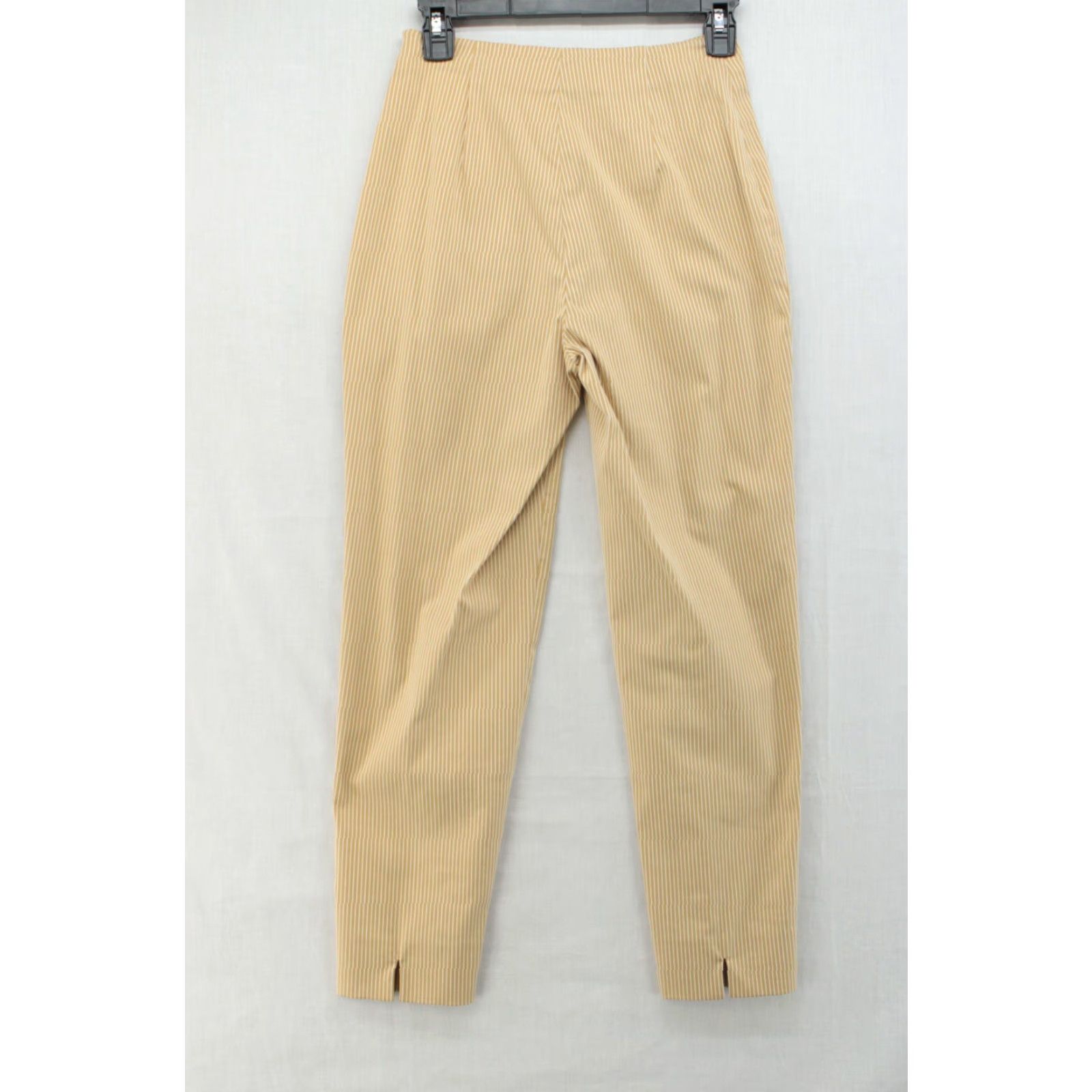 Piazza Sempione NWT Piazza Sempione Y2K Pants Womens Size 6 Beige Striped Italy Office Classic - Pants, Womens, 6, Beige, Striped, Italy, Y2K, Office, Classic, NWT Size 28" / US 6 / IT 42 - 4 Thumbnail