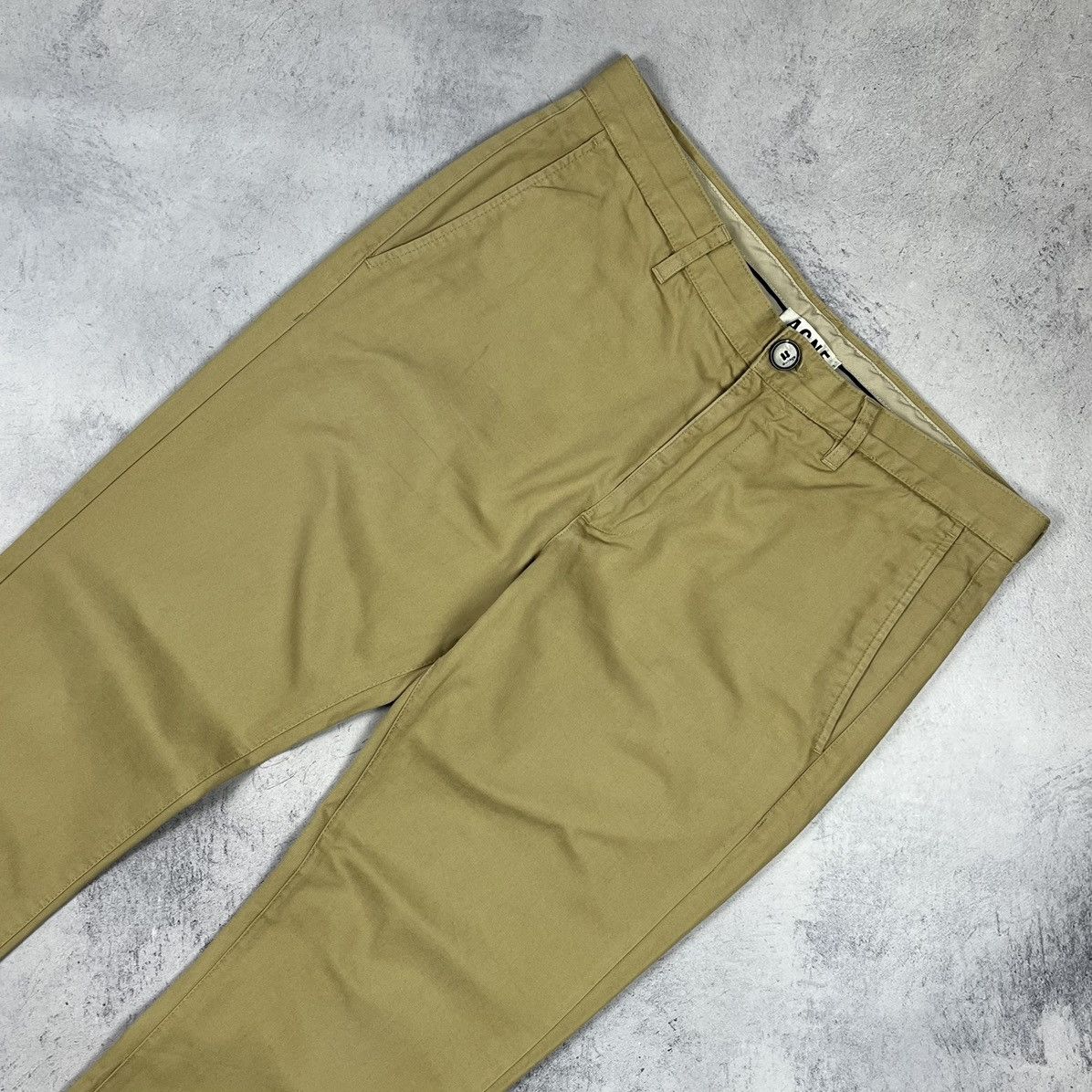 Acne Studios Designer Acne Studios Roc Twill beige chino pants Size US 34 / EU 50 - 2 Thumbnail