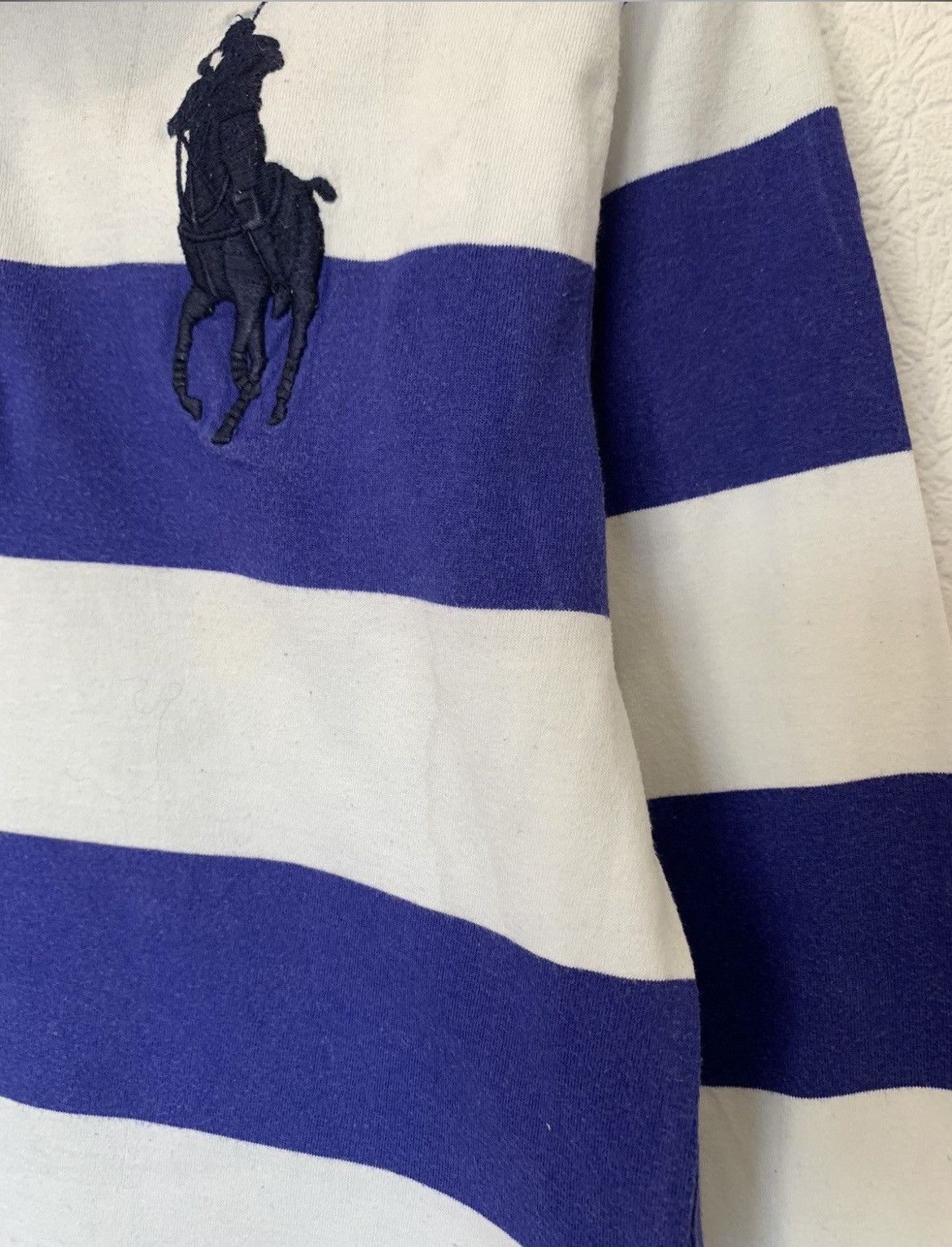Ralph Lauren Vintage Polo Ralph Lauren Rugby Racing Tee shirt Y2K style Size US S / EU 44-46 / 1 - 4 Thumbnail
