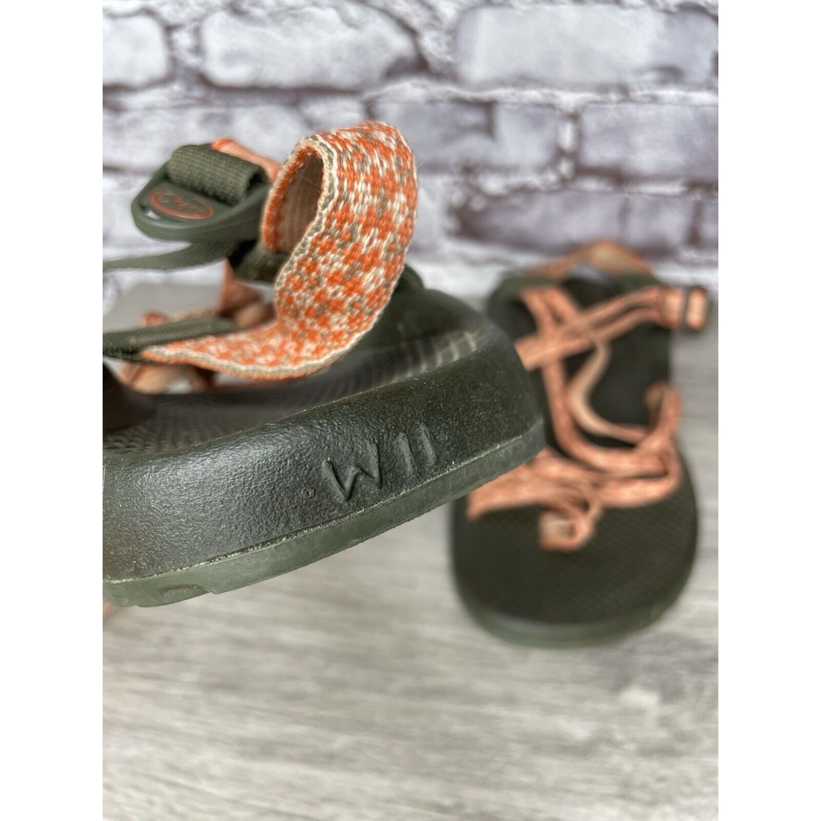Chaco Chaco Orange Nylon Textile Hiking Toe Ankle Strap Sandals Wo Size US 11 / IT 41 - 8 Thumbnail