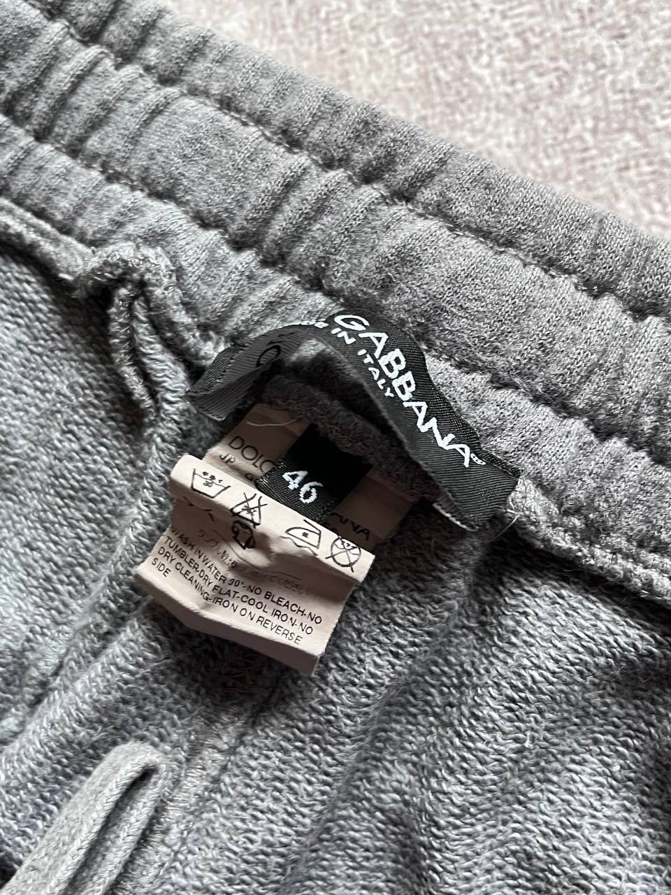 Dolce & Gabbana × Vintage Vintage Dolce & Gabbana Crown Cotton Track Pants M Size US 32 / EU 48 - 6 Thumbnail