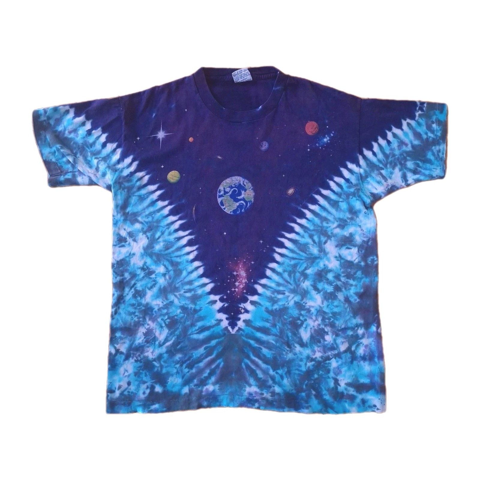 Liquid Blue 1992 Liquid Blue Galaxy Tie Dye T-Shirt Mens XL Hippie Rave Size US XL / EU 56 / 4 - 1 Thumbnail