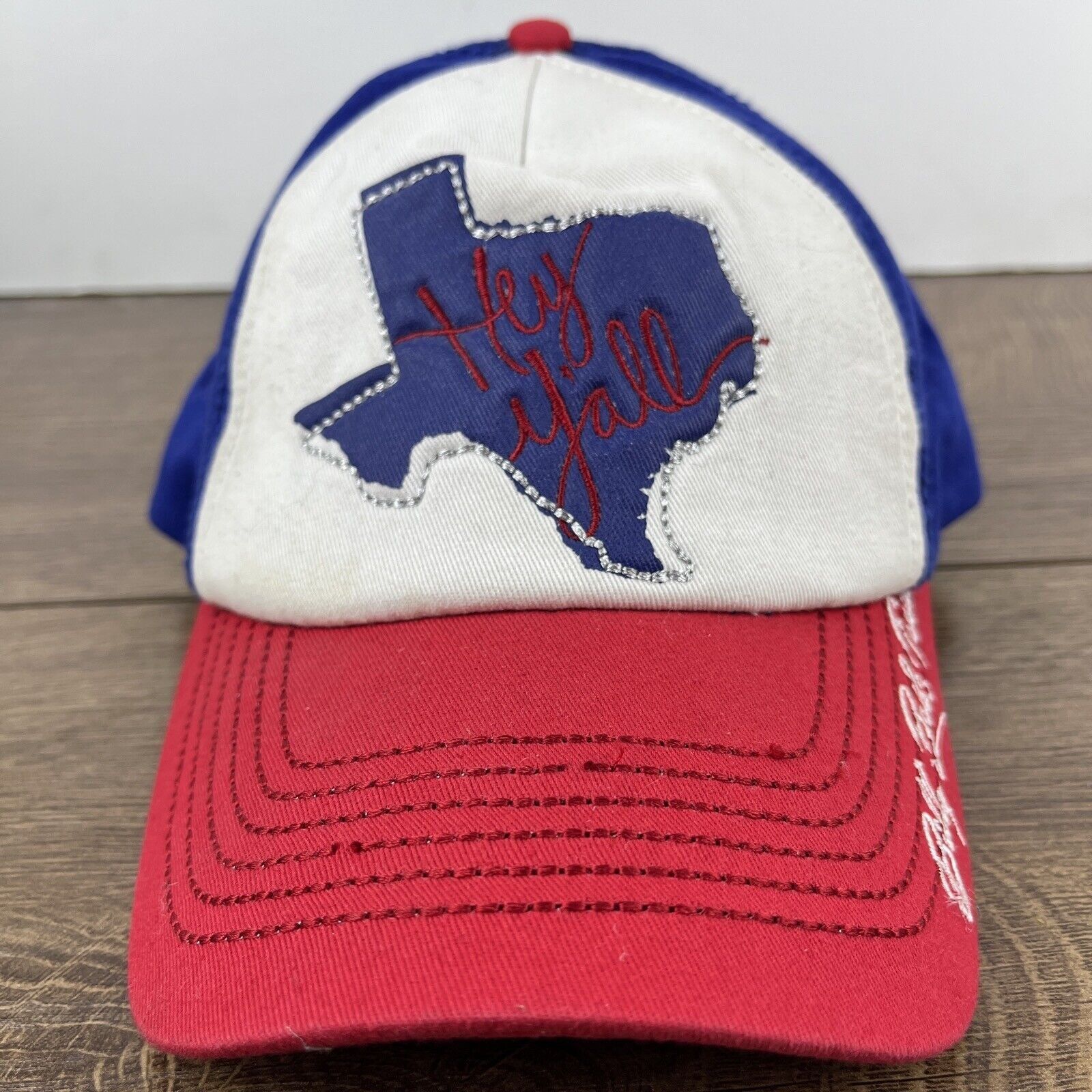Other Billy Bobs Texas Hat Hey Y’all Hat White Hat Adjustable Adul Size ONE SIZE - 3 Thumbnail