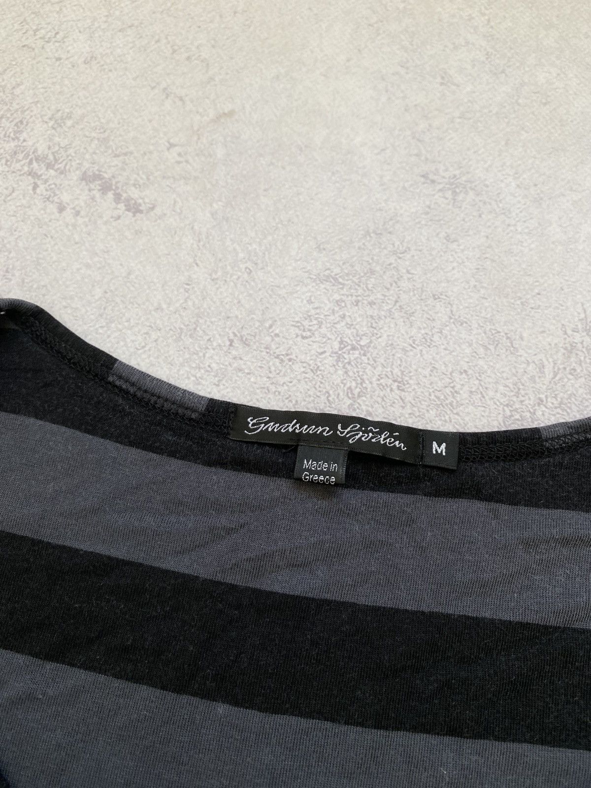 Gudrun Sjoden Gudrun Sjoden Womens Striped Black/Grey Long Sleeve Top Size M / US 6-8 / IT 42-44 - 9 Thumbnail