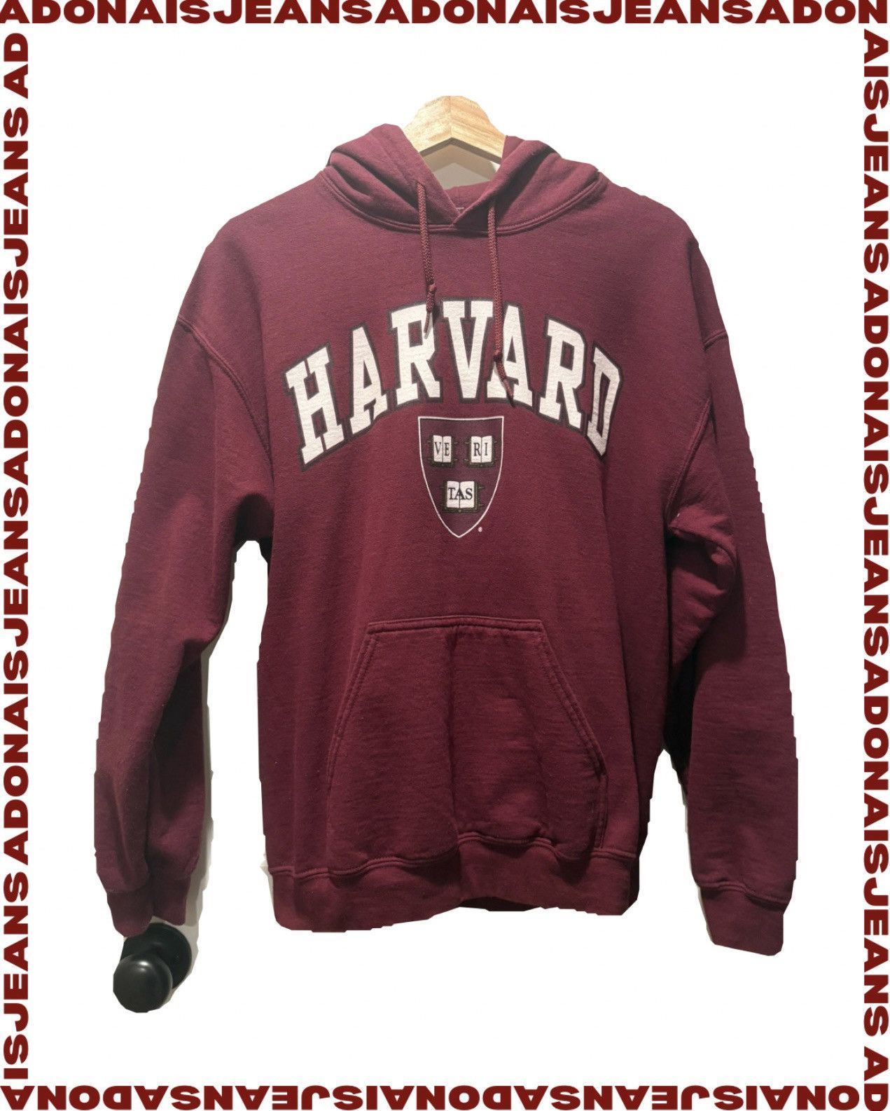 Vintage Vintage Harvard University 'Veritas' Sweatshirt (Maroon) Size US M / EU 48-50 / 2 - 1 Thumbnail