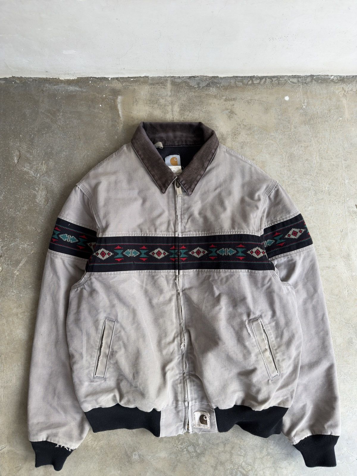 Carhartt Vintage Carhartt aztec santa fe j77 cmt Size US XL / EU 56 / 4 - 1 Thumbnail