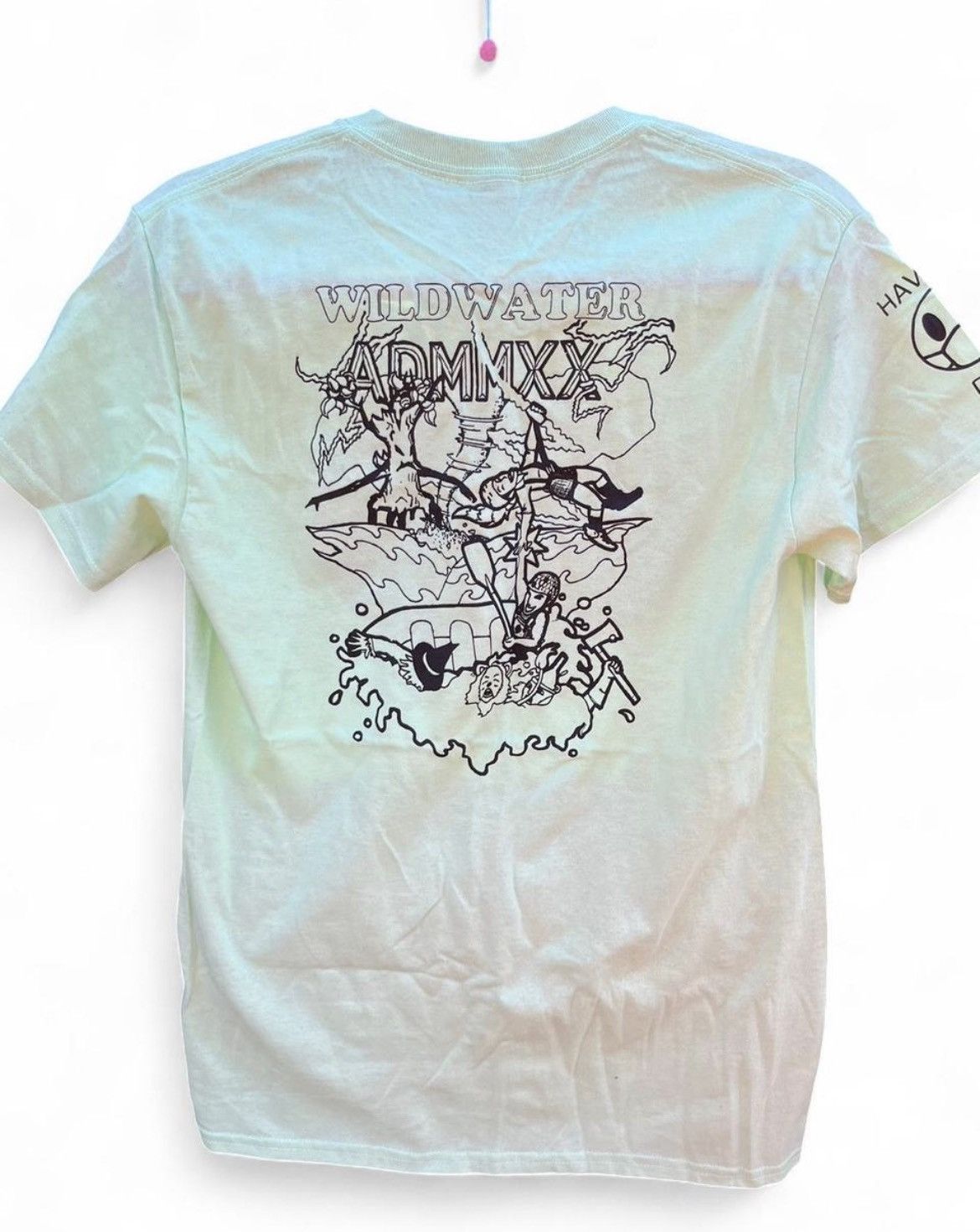 River Island WILDWATER ADMMXX Graphic T-Shirt HAV Sleeve collab Size US S / EU 44-46 / 1 - 1 Thumbnail