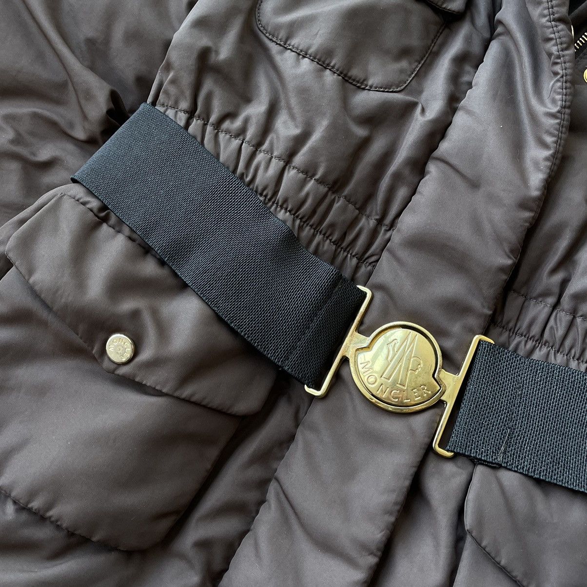Moncler Moncler Nantes Belted Down Puffer Hooded Jacket Size 3 Size L / US 10 / IT 46 - 2 Thumbnail