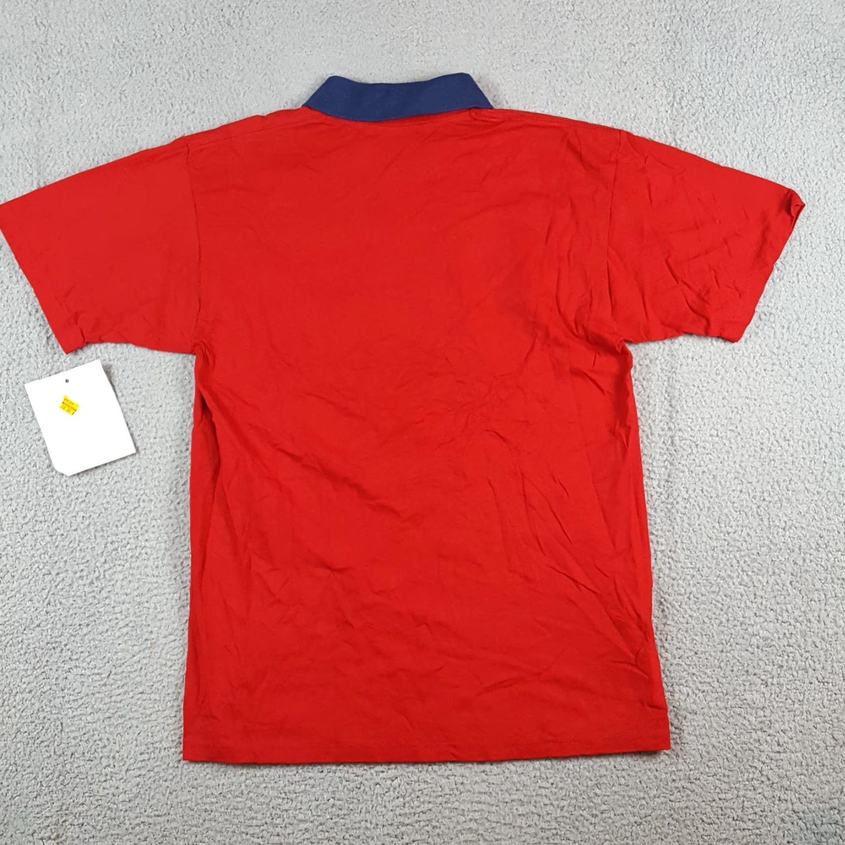 Vintage VINTAGE Blooming & Co T-Shirt Women Open House 80s Collared Red Size M Welcome Home Preppy Cute Short Sleeve Cotton Shirt Womens Size M / US 6-8 / IT 42-44 - 6 Thumbnail