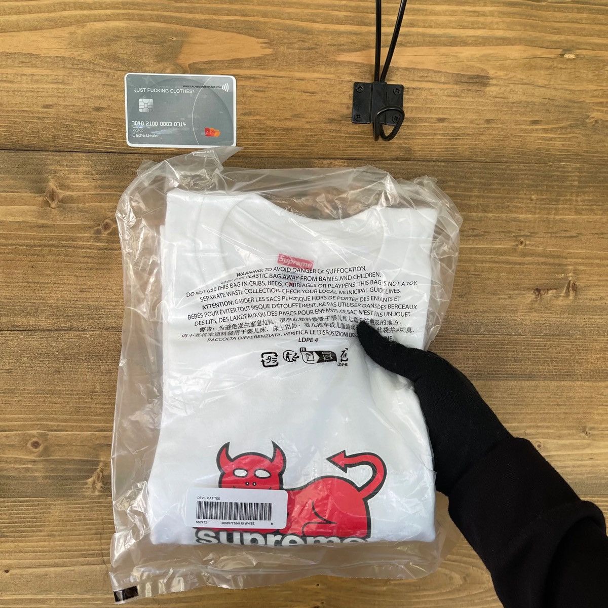 Supreme SUPREME TOY MACHINE DEVIL CAT TEE | Grailed