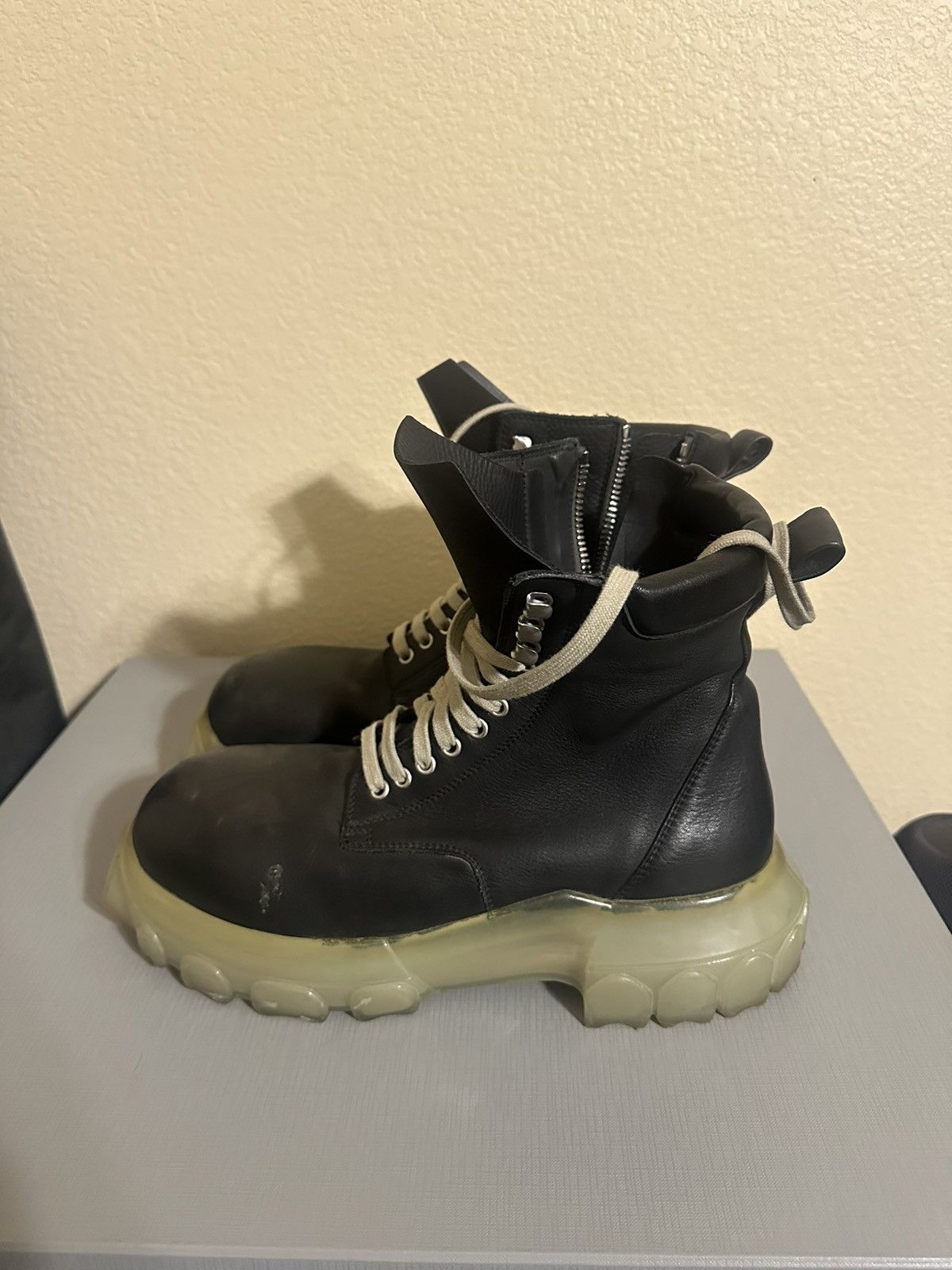 Rick Owens Rick Owens Army Tractor Lace Up Boots Size 43/10 | Grailed