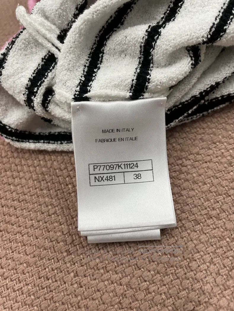 Chanel Chanel 24S striped fake two-piece suspender skirt Size XS / US 0-2 / IT 36-38 - 5 Thumbnail