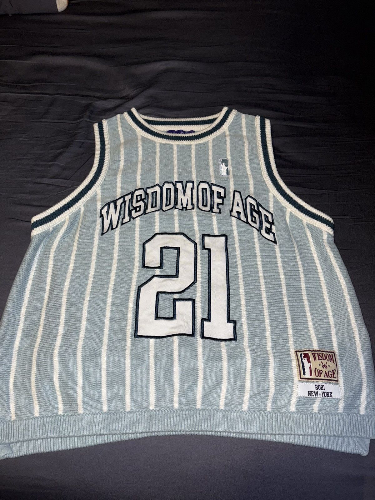 Wisdom of Age Wisdom Of Age Knit Basketball Jersey Size US S / EU 44-46 / 1 - 1 Thumbnail