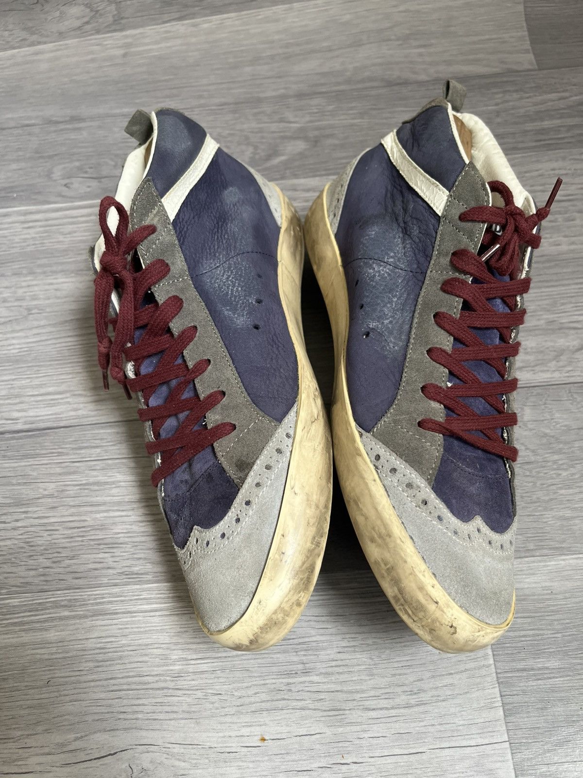 Golden Goose Golden goose mid star distressed leather sneakers sz 41 Size US 8 / EU 41 - 8 Thumbnail