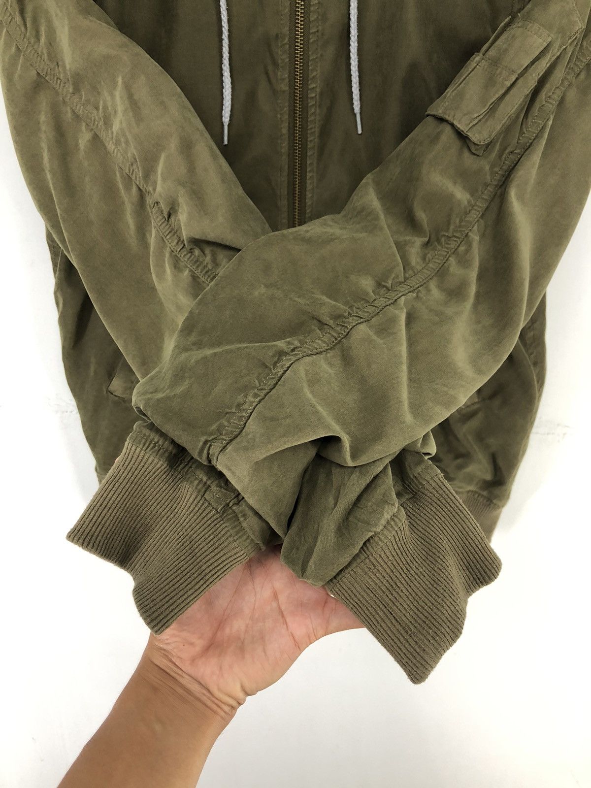 Japanese Brand × Vintage Private Pause Hooded Bomber Jacket Size US M / EU 48-50 / 2 - 9 Thumbnail
