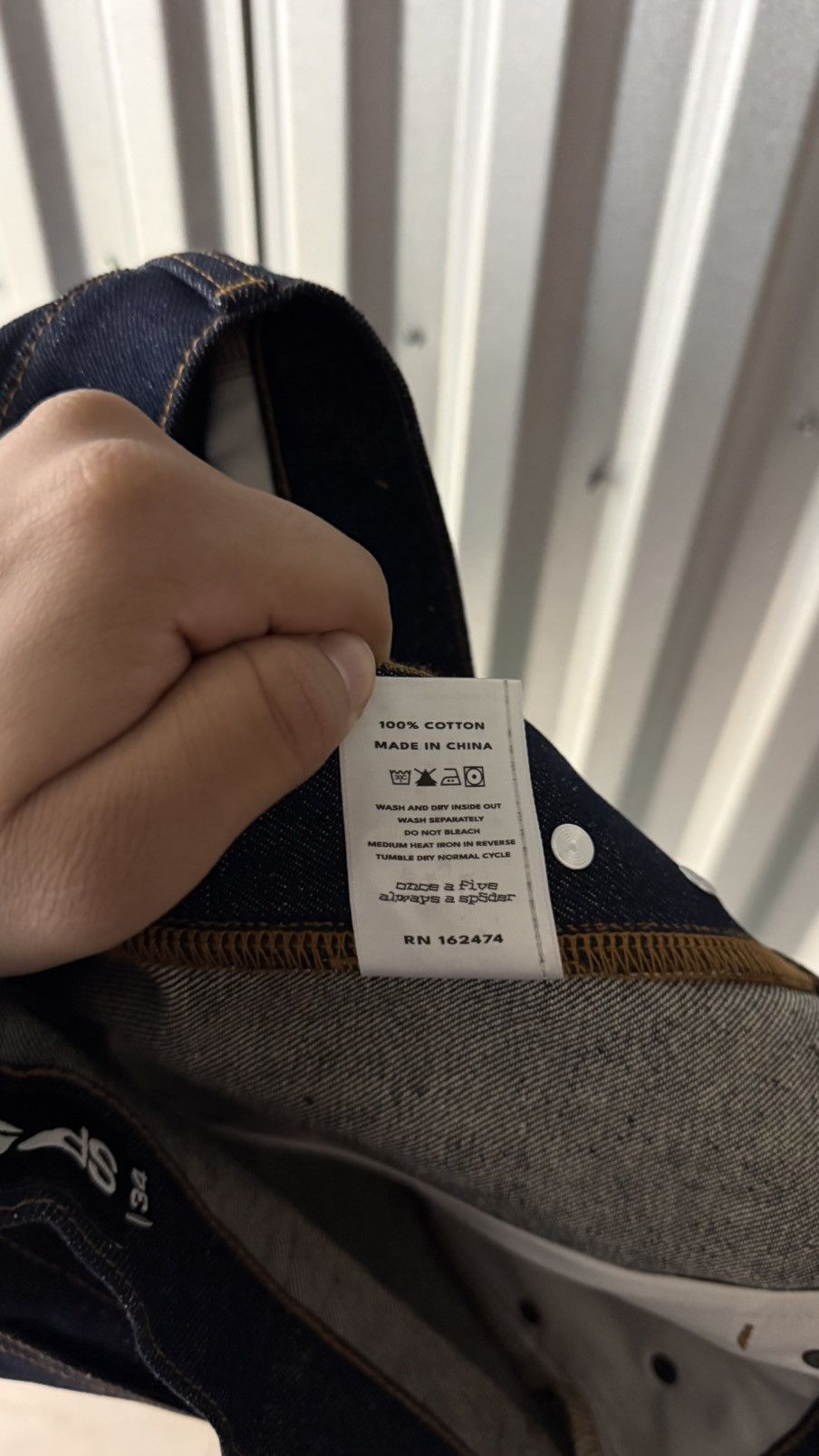 Sp5der Sp5der V3 Logo Denim Short ‘indigo Denim’ Size US 34 / EU 50 - 8 Thumbnail