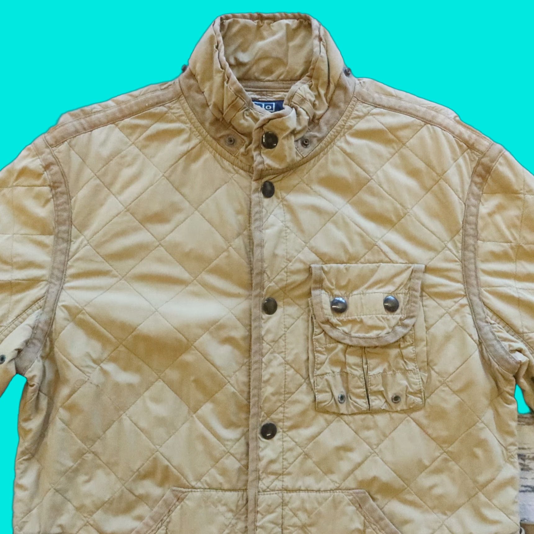 Polo Ralph Lauren VINTAGE Polo Ralph Lauren Quilted Military Style Jacket Mens M Brown Size US M / EU 48-50 / 2 - 1 Thumbnail