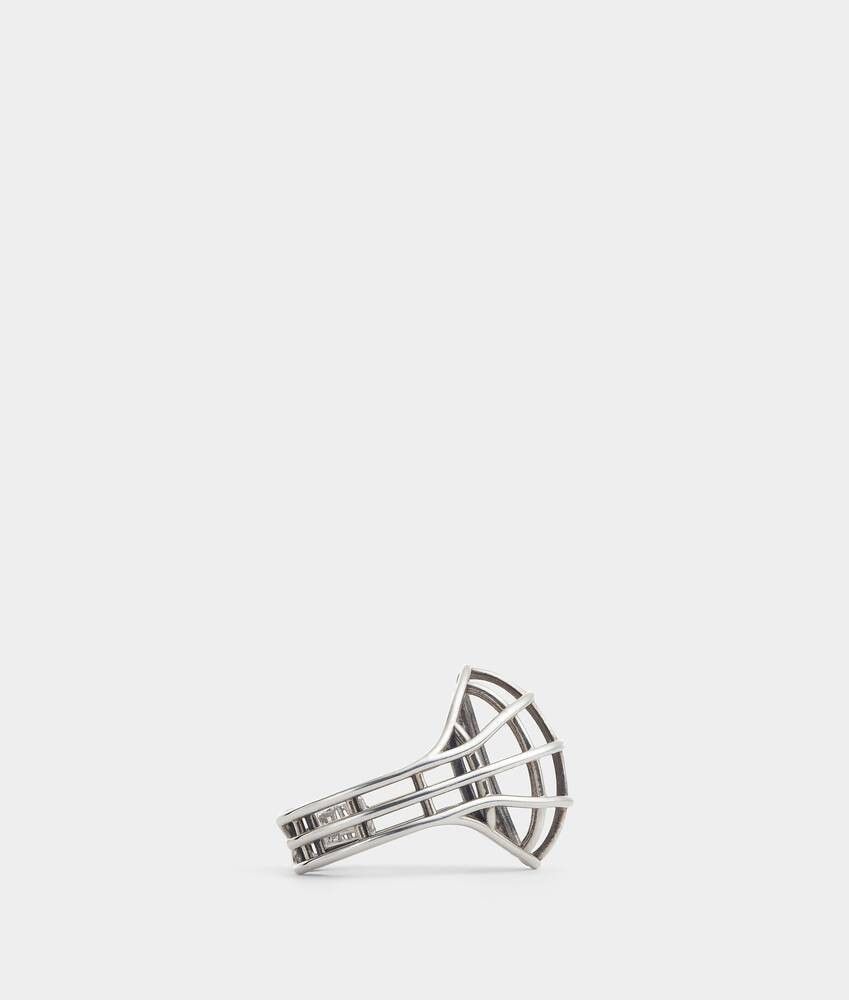 Bottega Veneta o1n1vont1124 Size: 11 / Outline Ring in Silver Size ONE SIZE - 4 Thumbnail