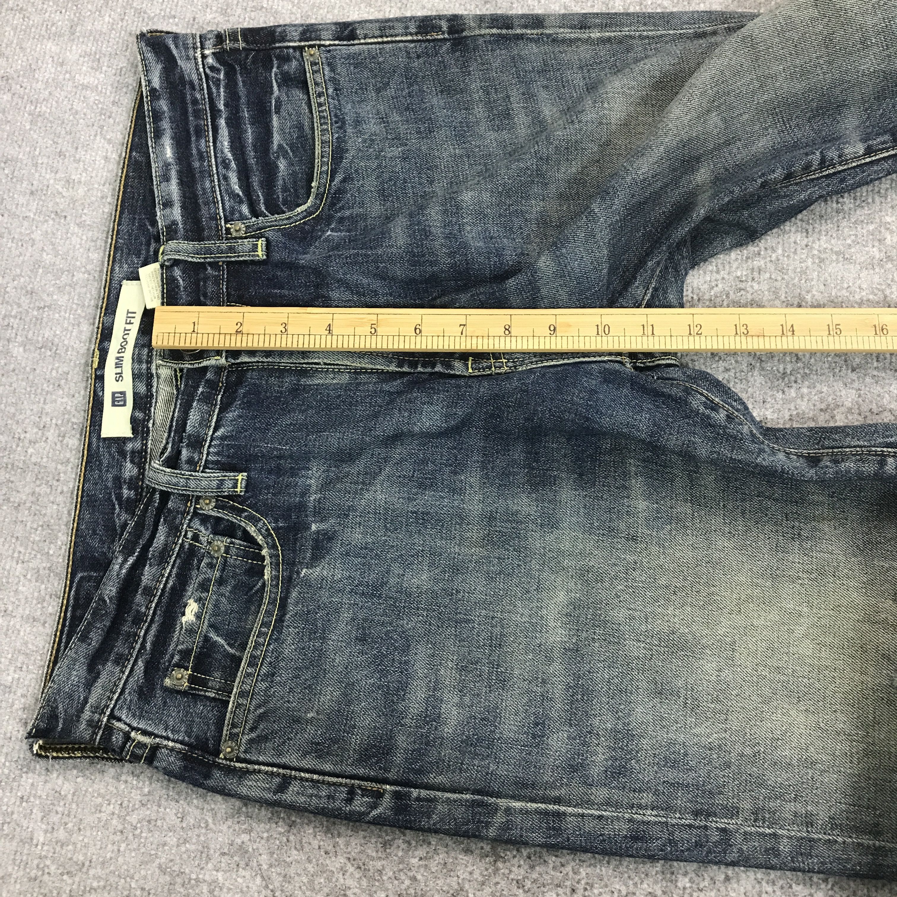 Gap GAP DISTRESSED BAGGY DENIM JEANS PANTS Size US 32 / EU 48 - 5 Thumbnail