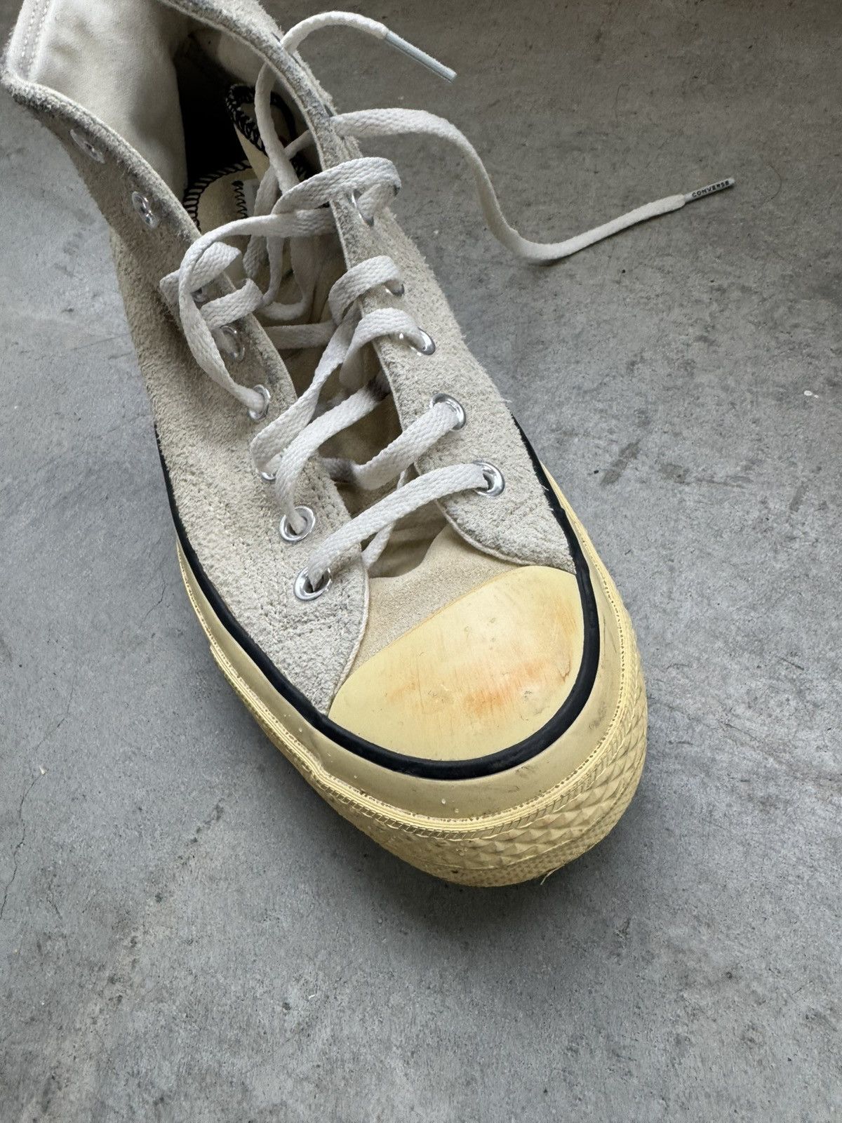 thisisneverthat Thisisneverthat Suede Aged High Top Chucks Converse Size US 7.5 / EU 40-41 - 4 Thumbnail