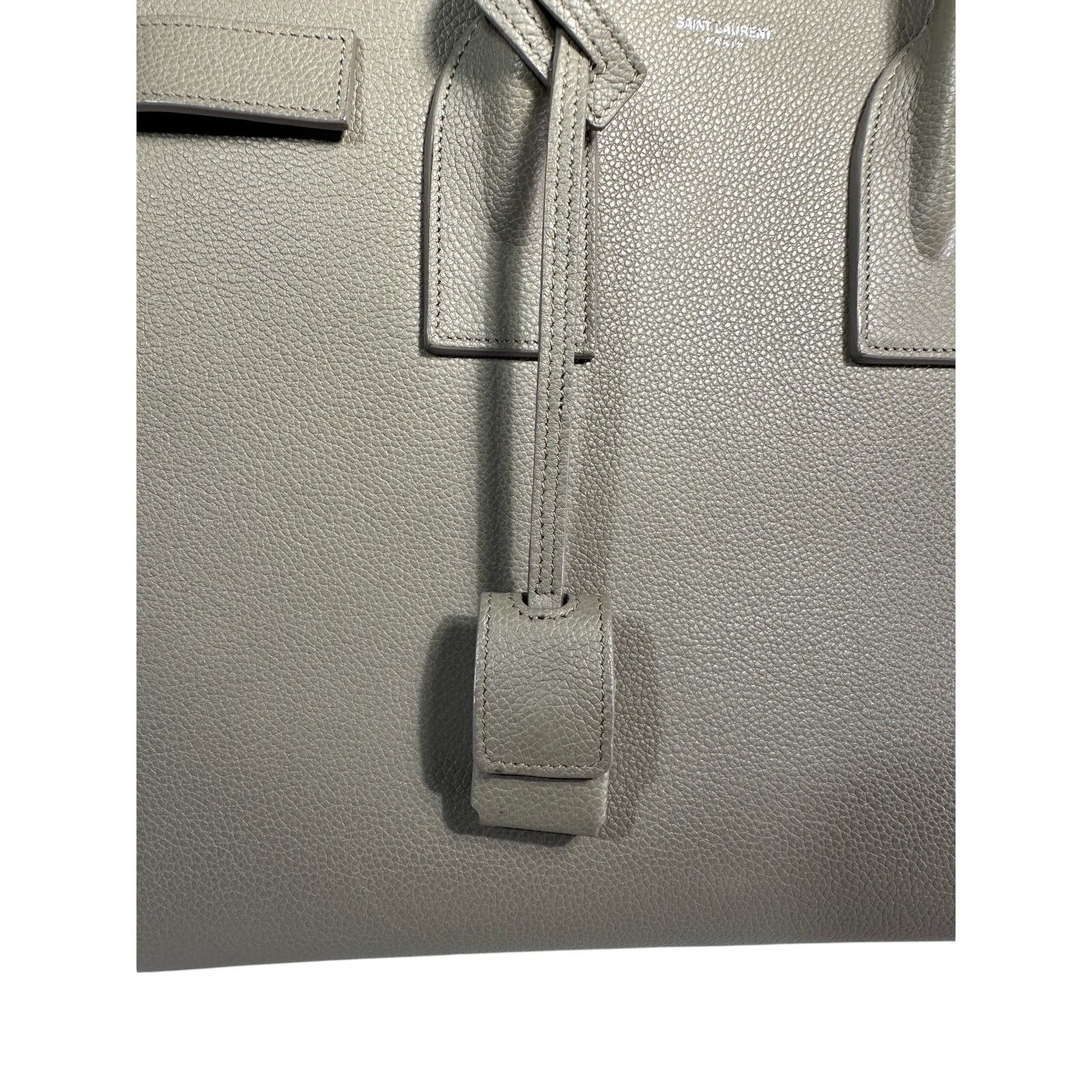 Yves Saint Laurent YVES SAINT LAURENT YSL Classic Sac De Jour Baby Tote Beige Size ONE SIZE - 4 Thumbnail