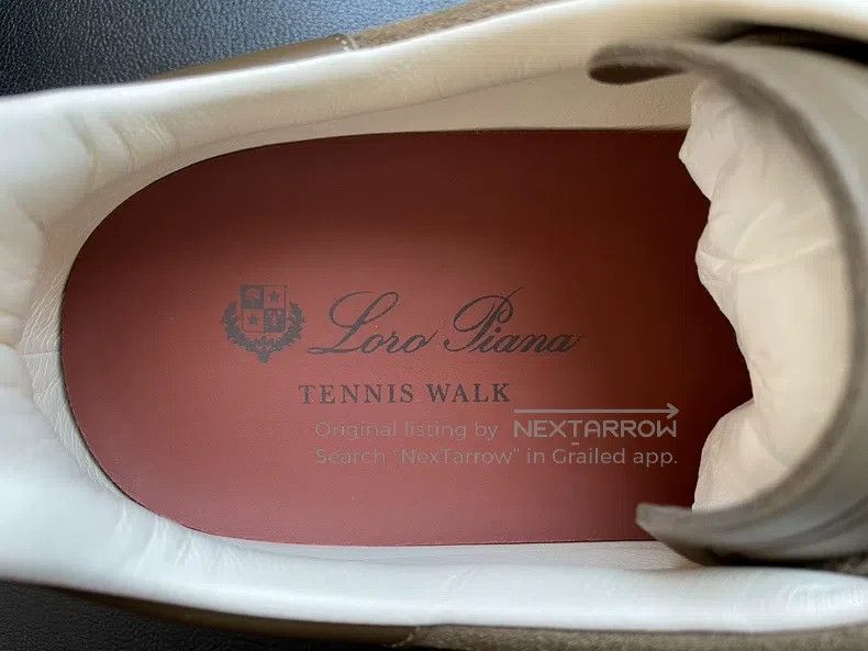 Loro Piana LORO PIANA Tennis Walk Round Toe Fashion Lacing Casual Low Size US 12 / EU 45 - 4 Thumbnail