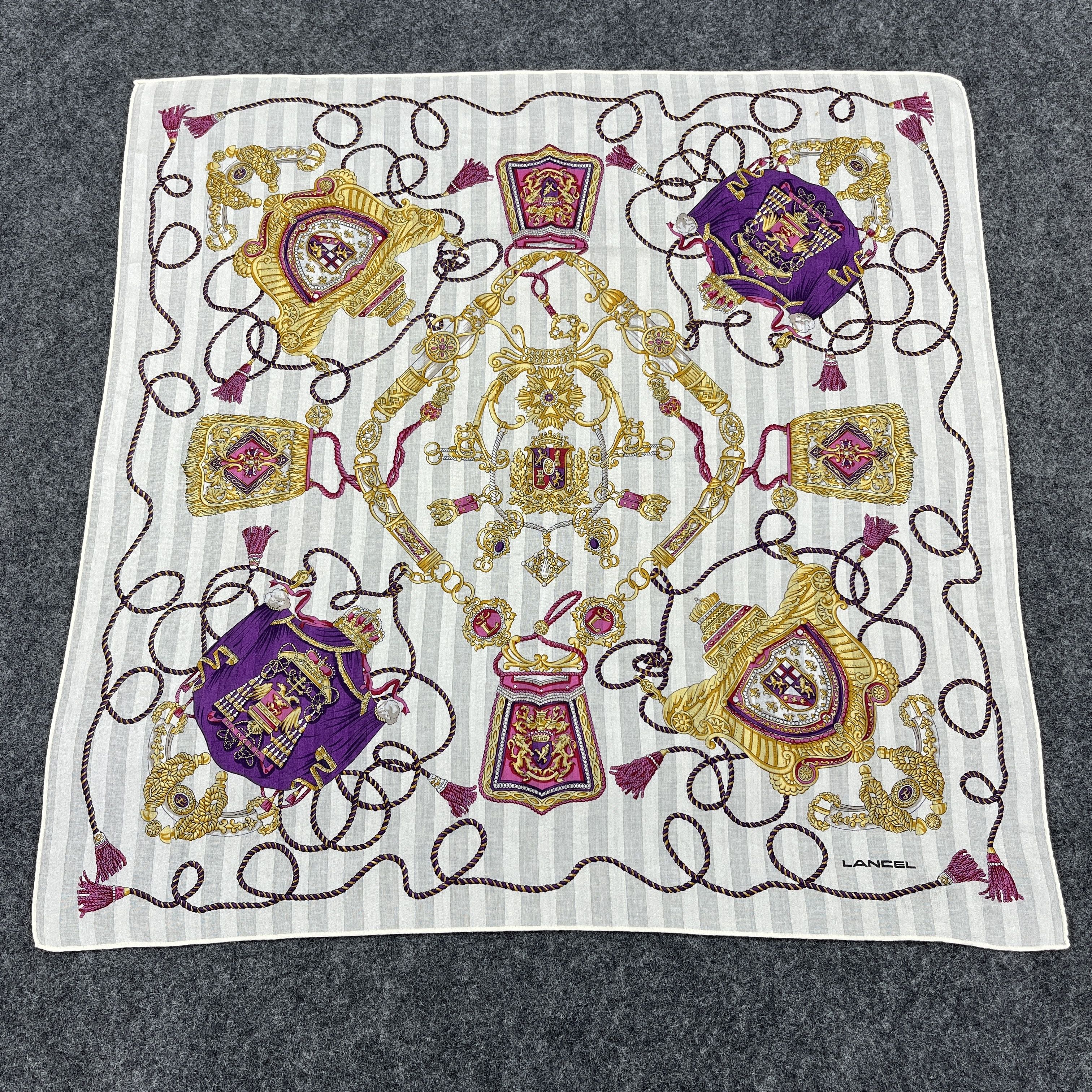 Lancel Lancel Handkerchief / Bandana / Neckerchief B322 Size ONE SIZE - 10 Thumbnail
